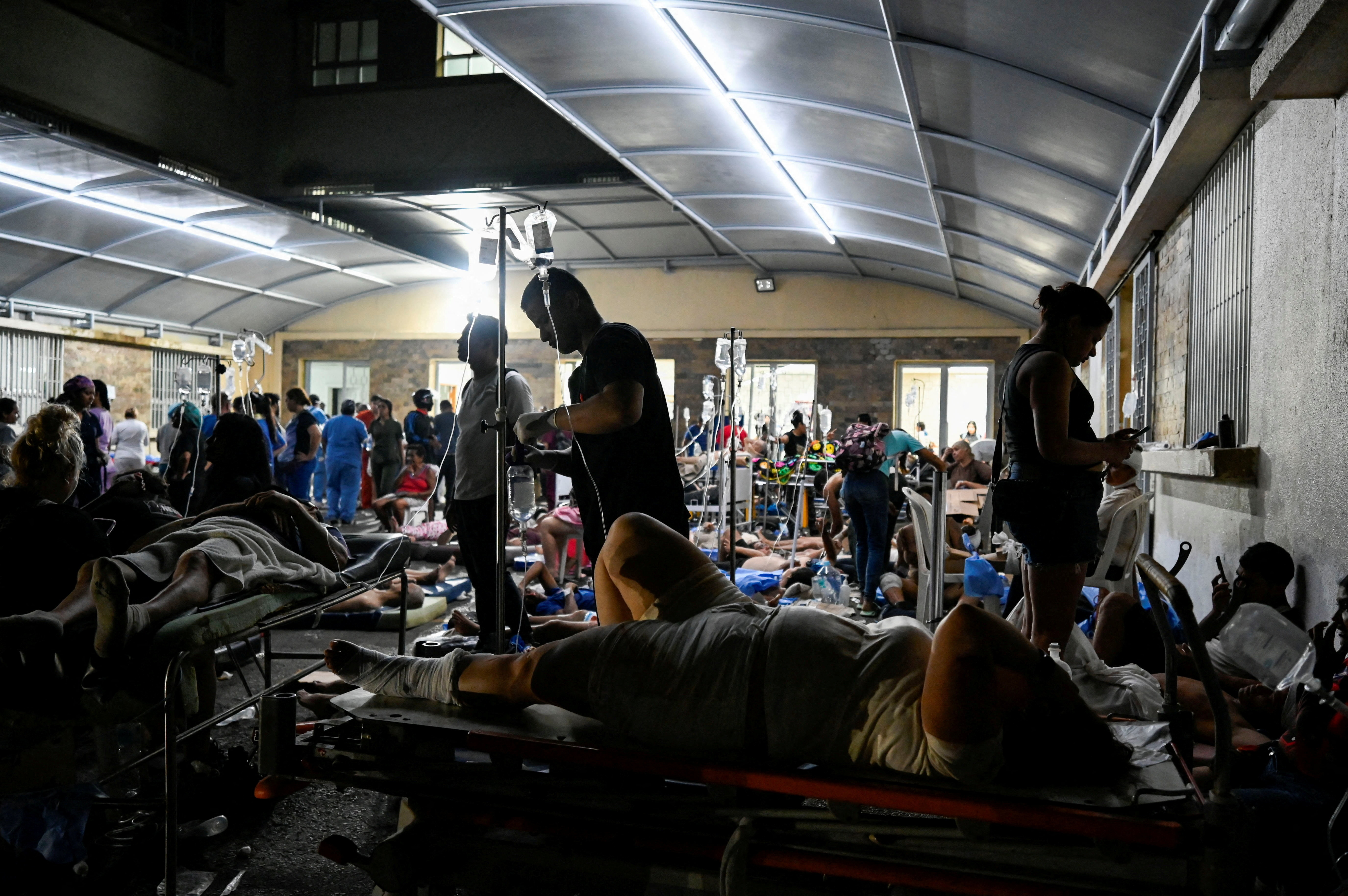 Aftermath of the twin earthquakes in Venezuela