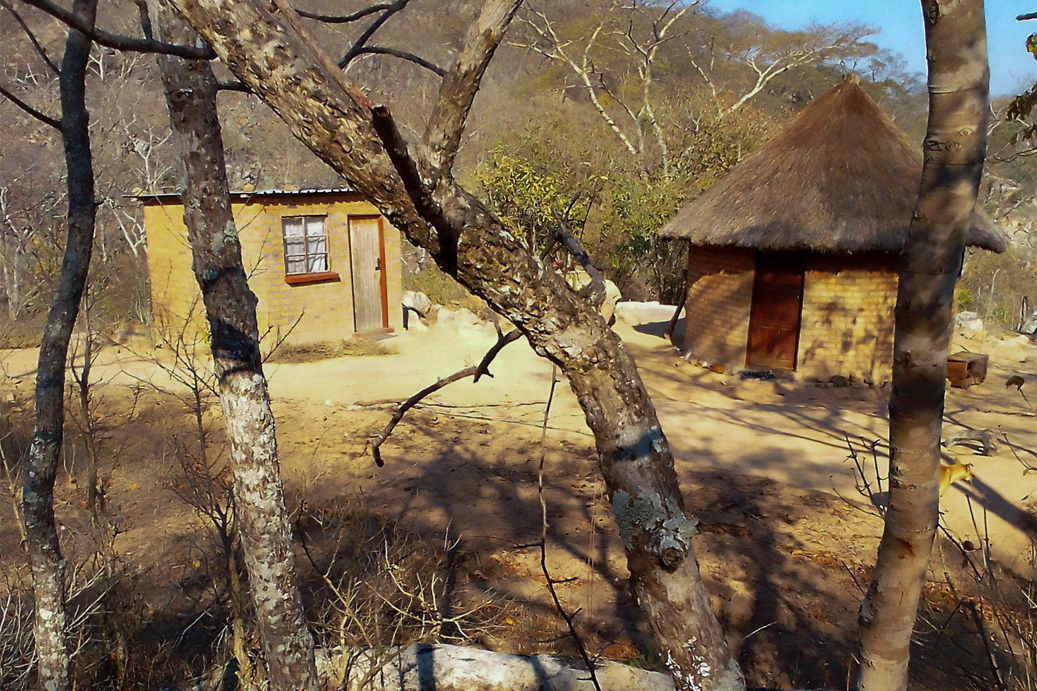 A climate migrant's homestead in Zimbabwe's Eastern Highlands [Andrew Mambondiyani/Al Jazeera]