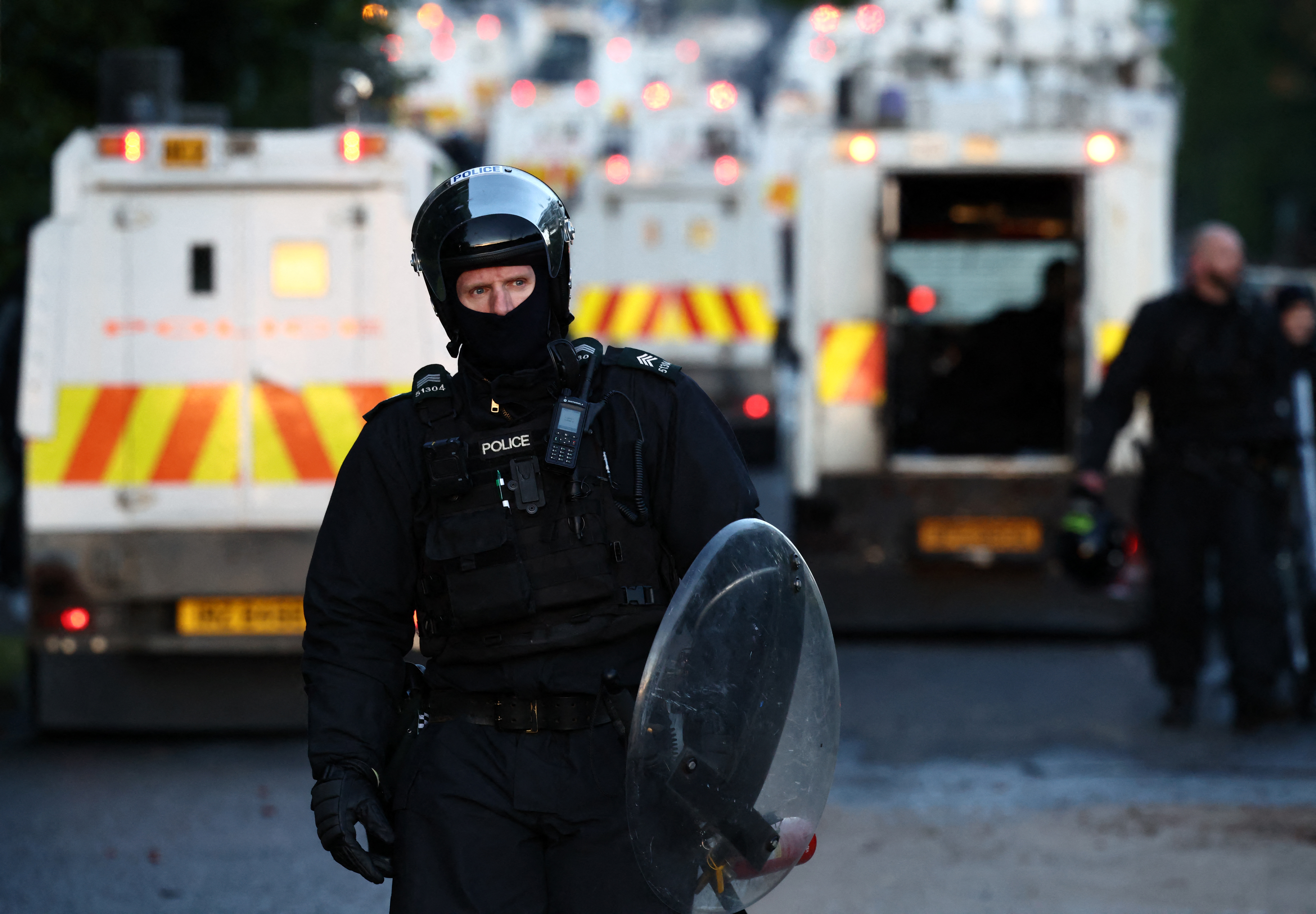 Belfast anti-immigrant protesters