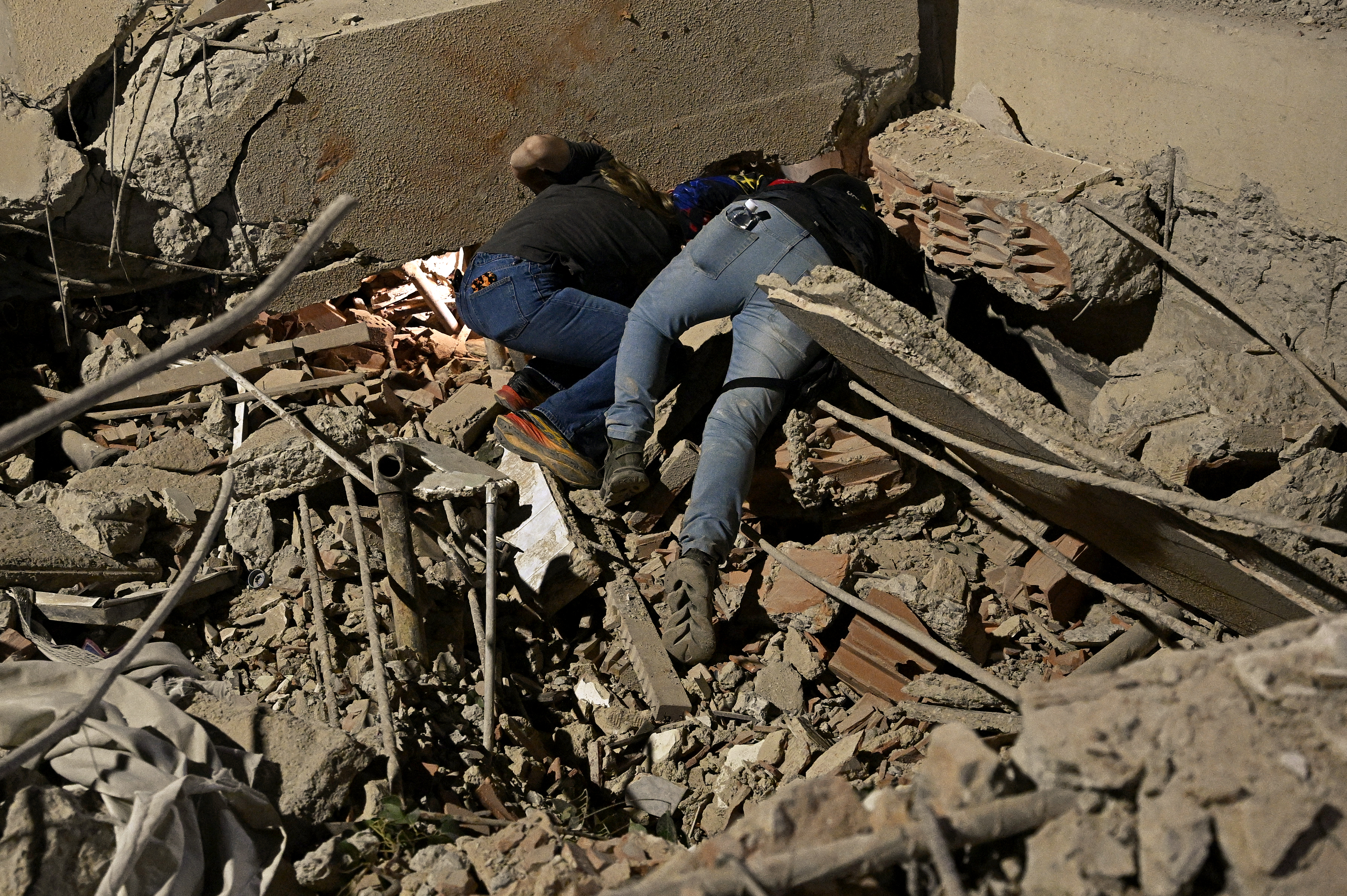 Aftermath of the twin earthquakes in Venezuela