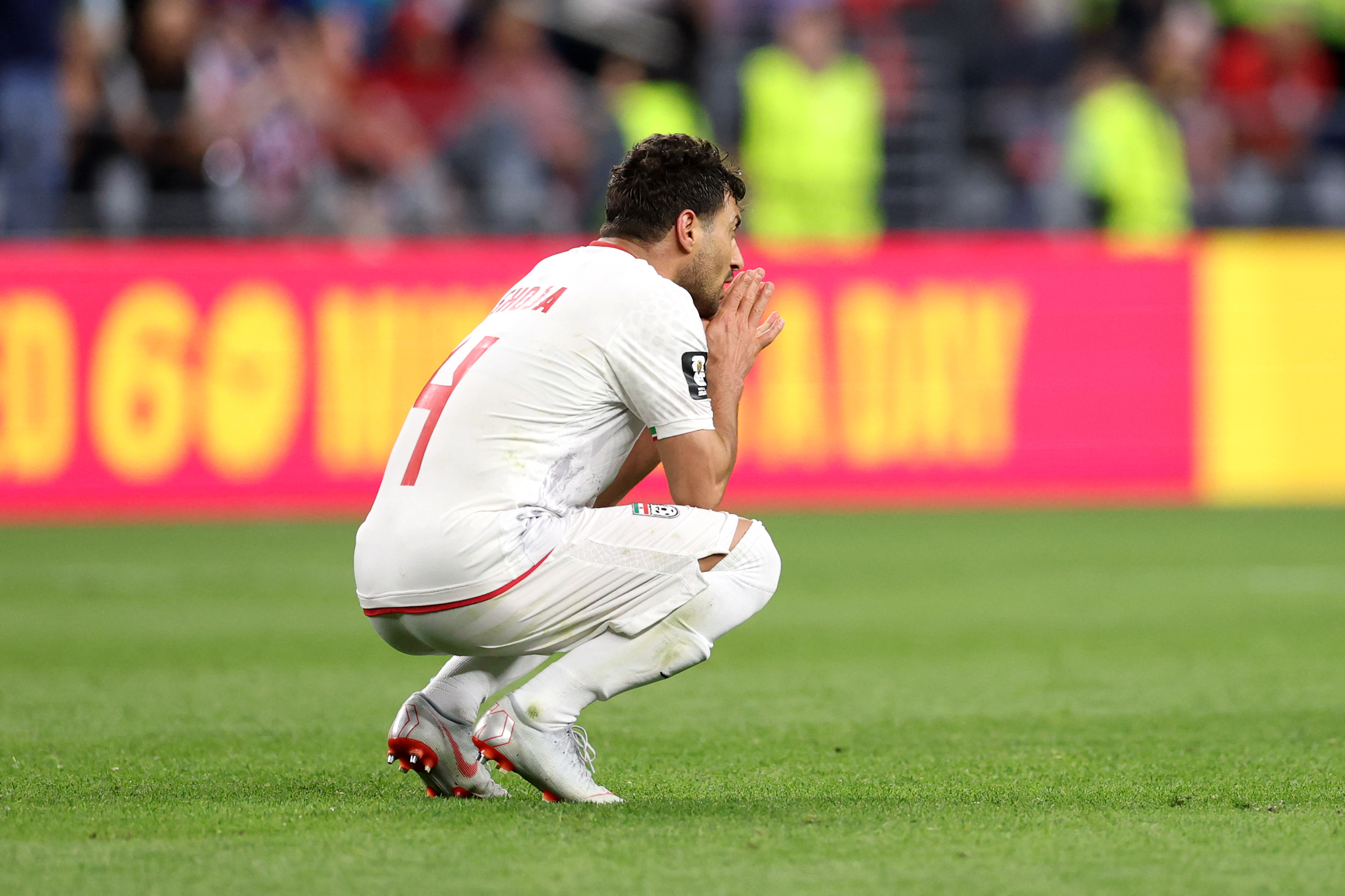 Shoja Khalilzadeh reacts.