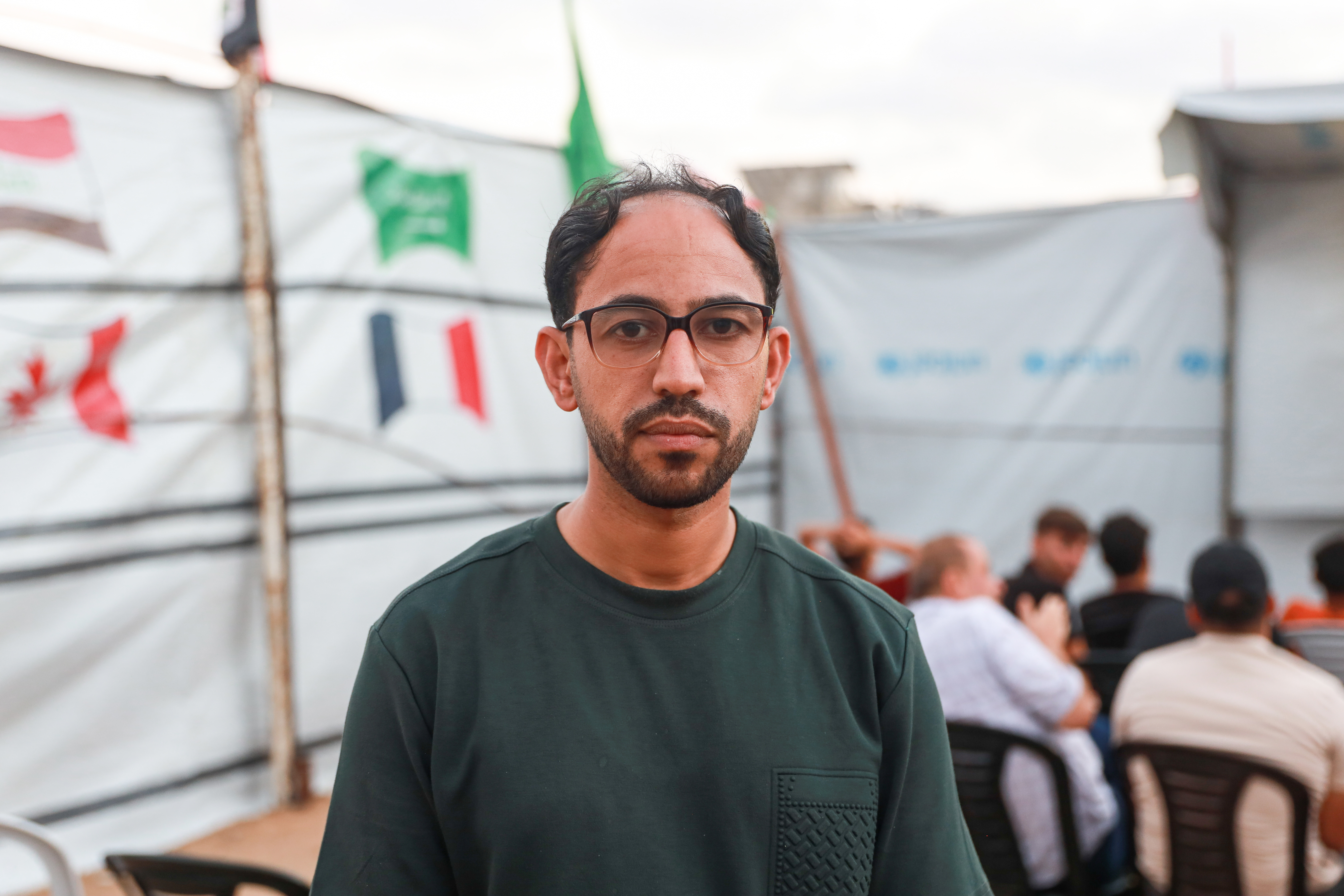 Hani Abu Rizq says football is an escape for Palestinians amid the ongoing genocide in Gaza