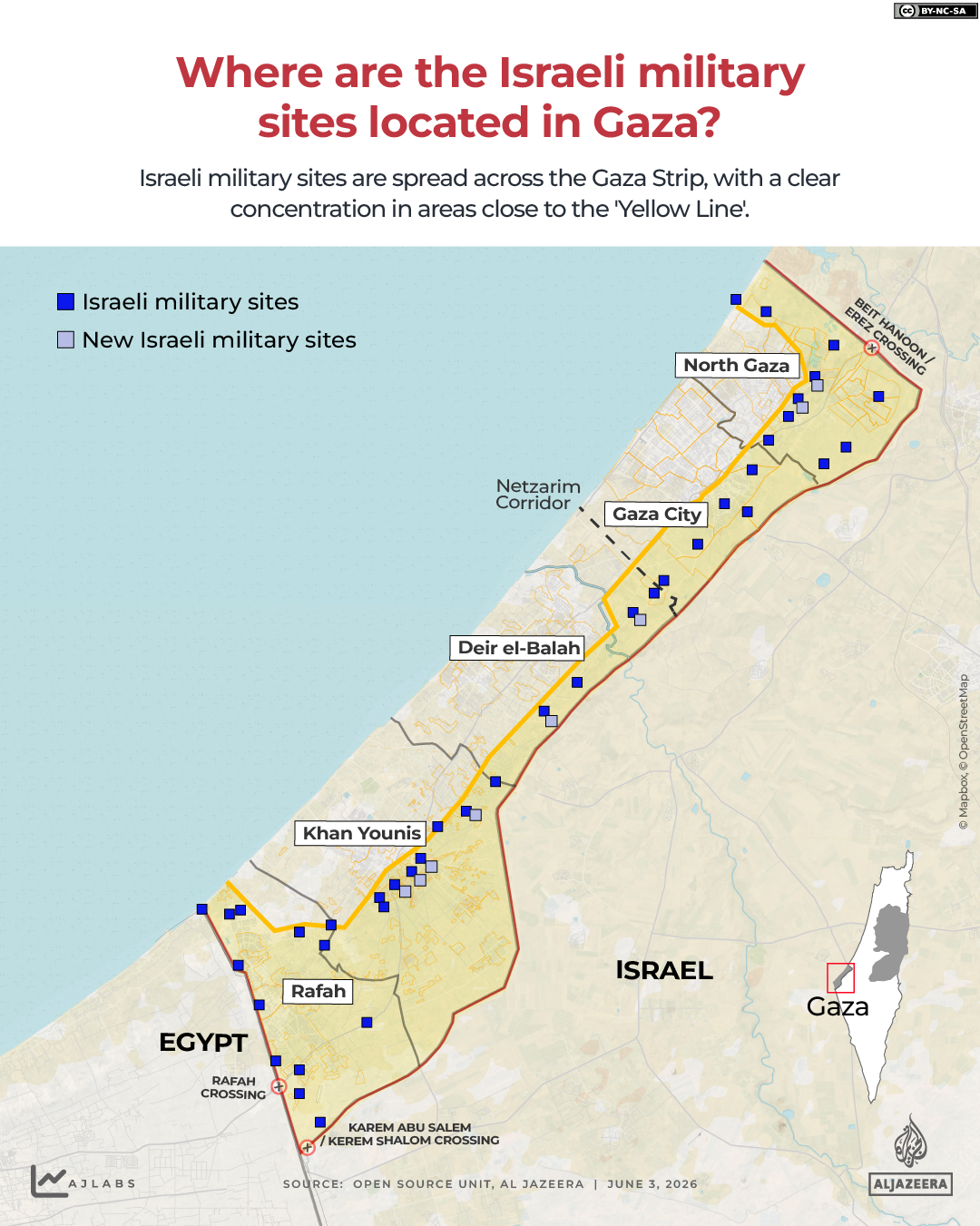 INTERACTIVE - Where are the Israeli militarybases located in Gaza - JUNE3, 2026-1780480693
