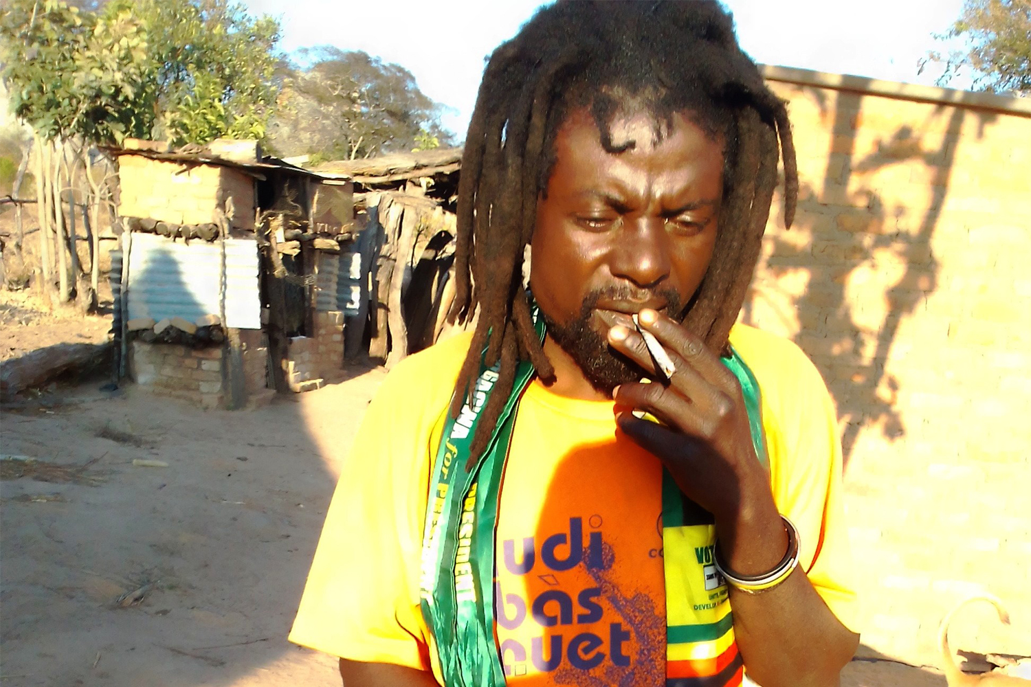 Lloyd Gweshengwe, a climate migrant in Zimbabwe's Eastern Highlands [Andrew Mambondiyani/Al Jazeera]