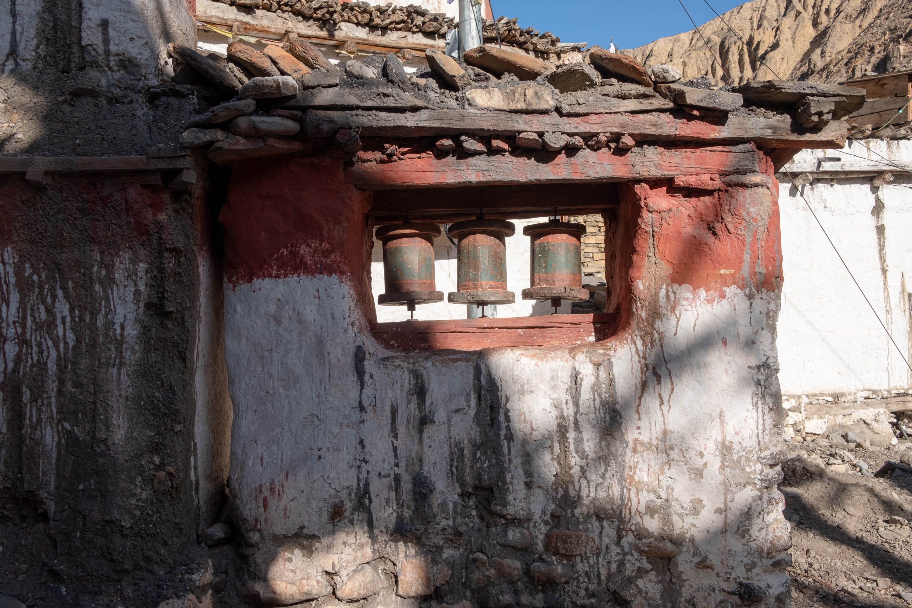 A prayer wall located in the village of Lubra [Eileen McDougall/Al Jazeera]