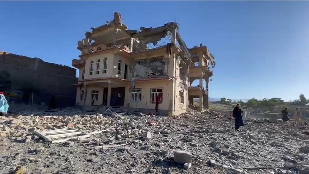 Pakistan air raid in Afghanistan