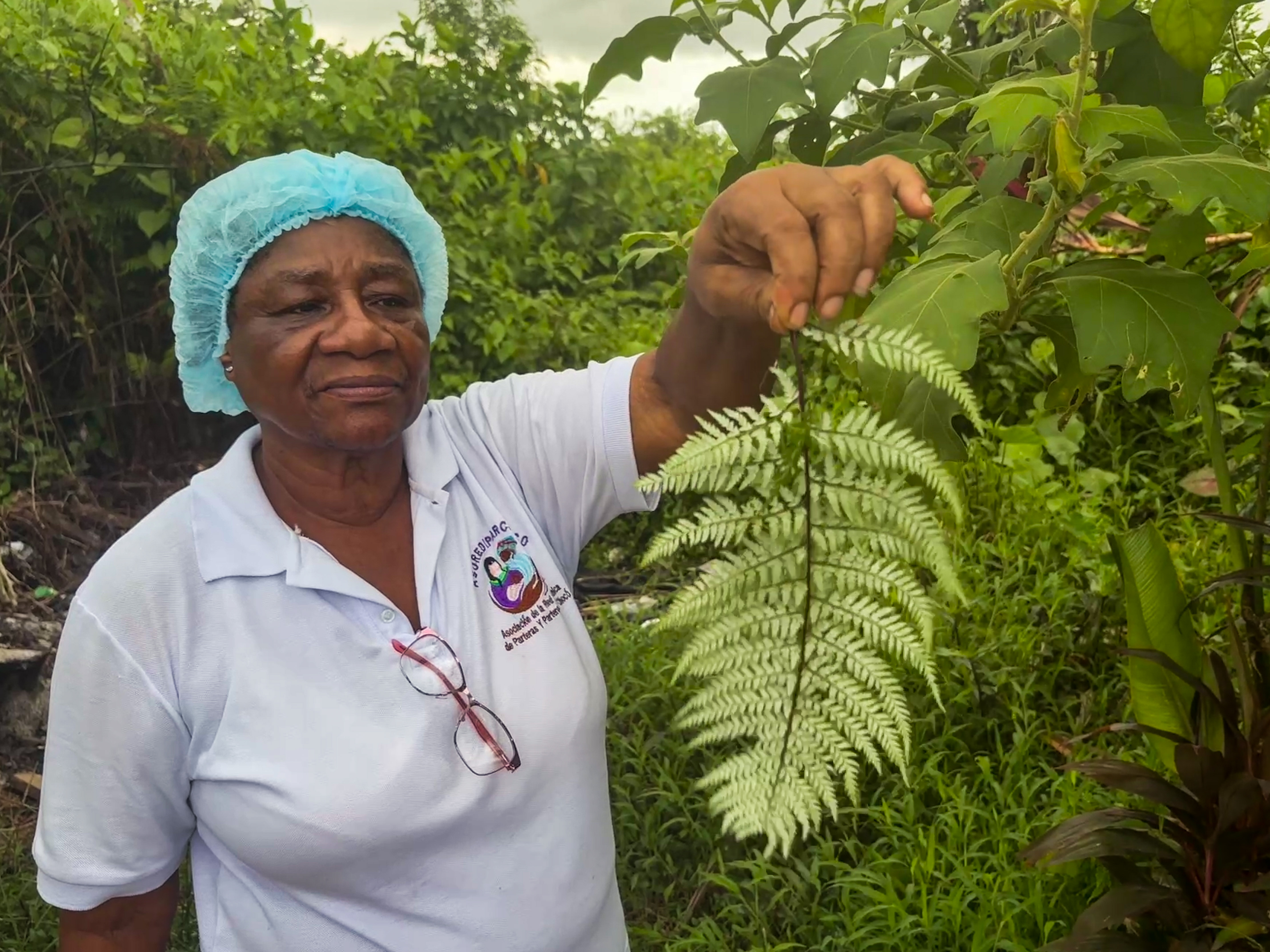 Visitacion Perea uses plants to care for pregnant women