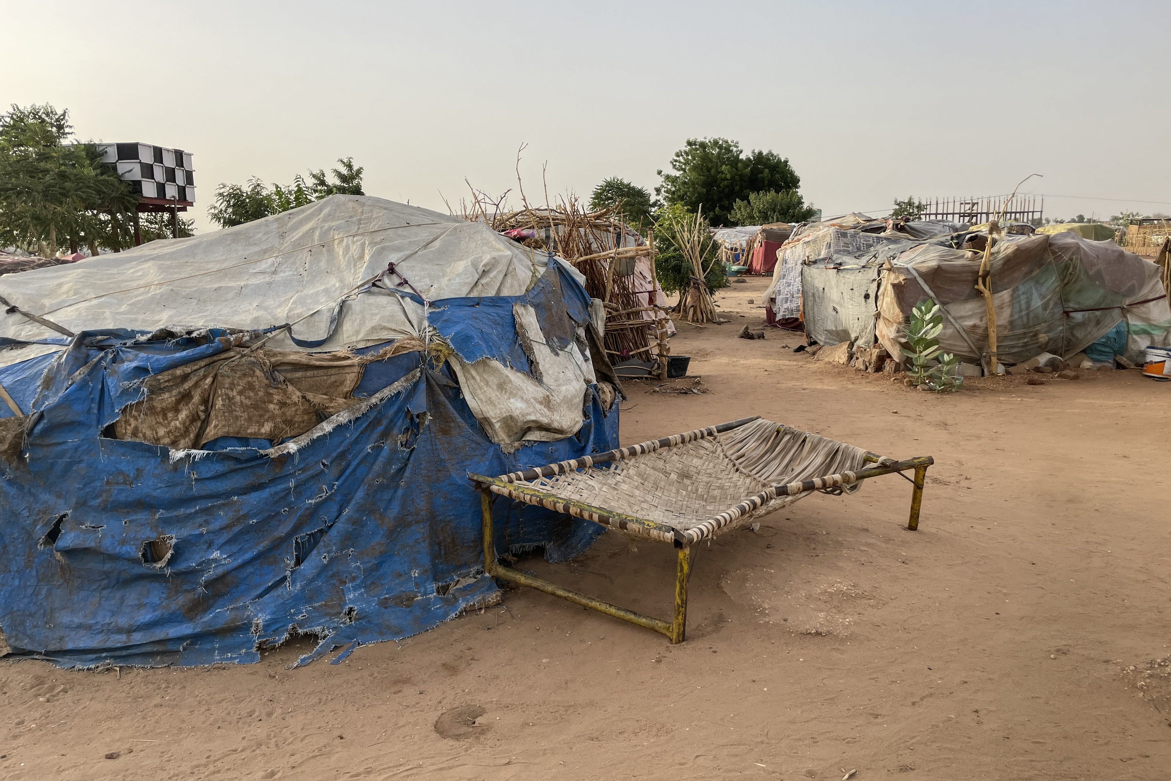 Housing units within the IDP camp [Al Jazeera]