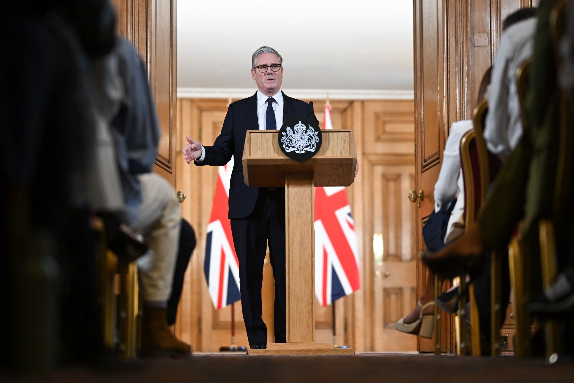 Two properties and a car connected to UK Prime Minister Keir Starmer were targeted
