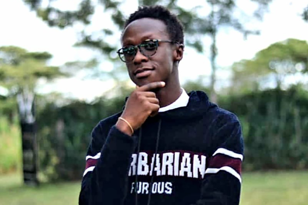 Denzel Omondi is the one in the striped hoodie. Denzel was taken by police from a house he shared with his cousins and was later found dead [Al Jazeera]