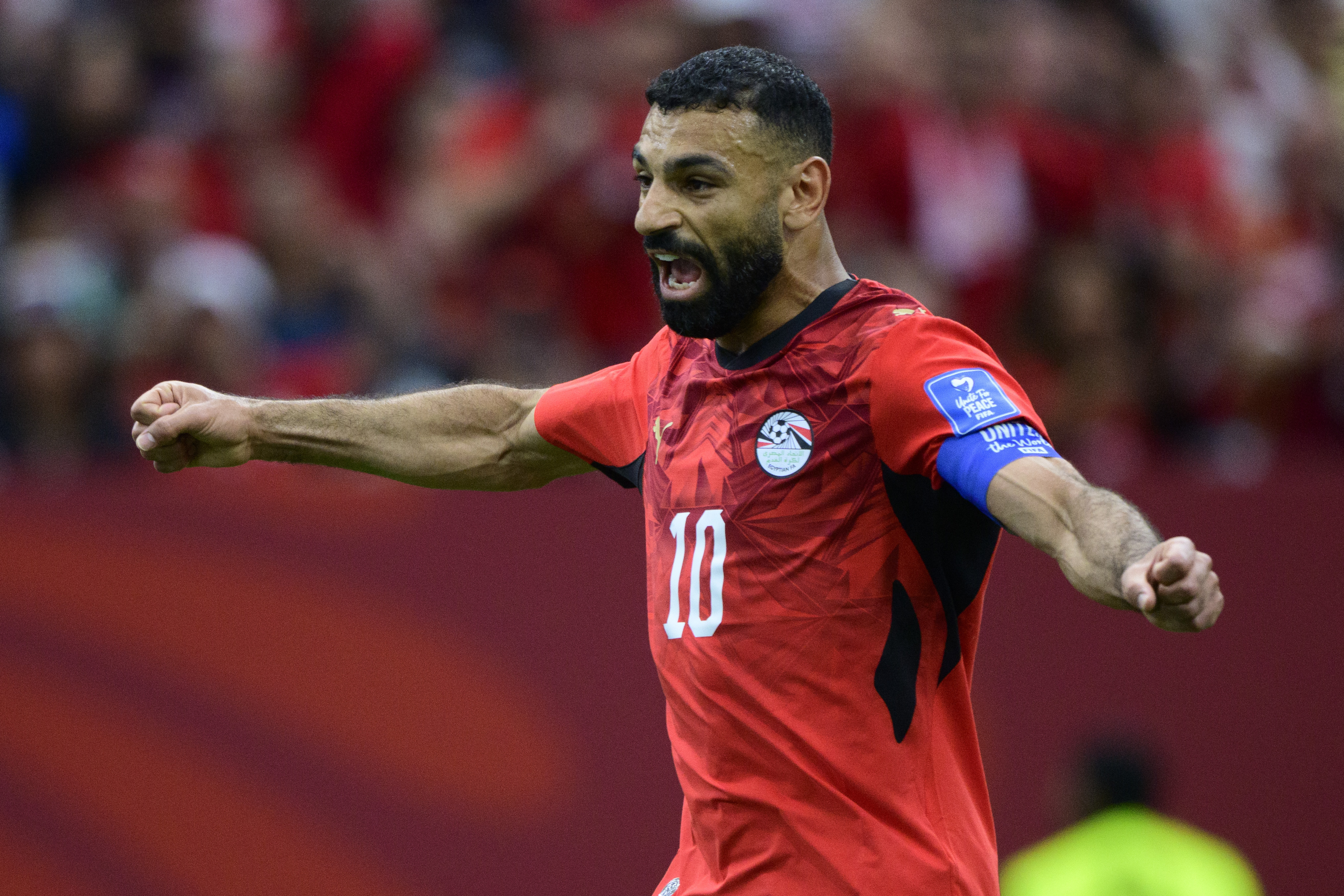 Jun 21, 2026; Vancouver, British Columbia, CAN; Egypt forward Mohamed Salah goal scoring during the second half against New Zealand during a Group G match in the 2026 FIFA World Cup at BC Place Vancouver. Credit: Anne-Marie Sorvin-Imagn Images