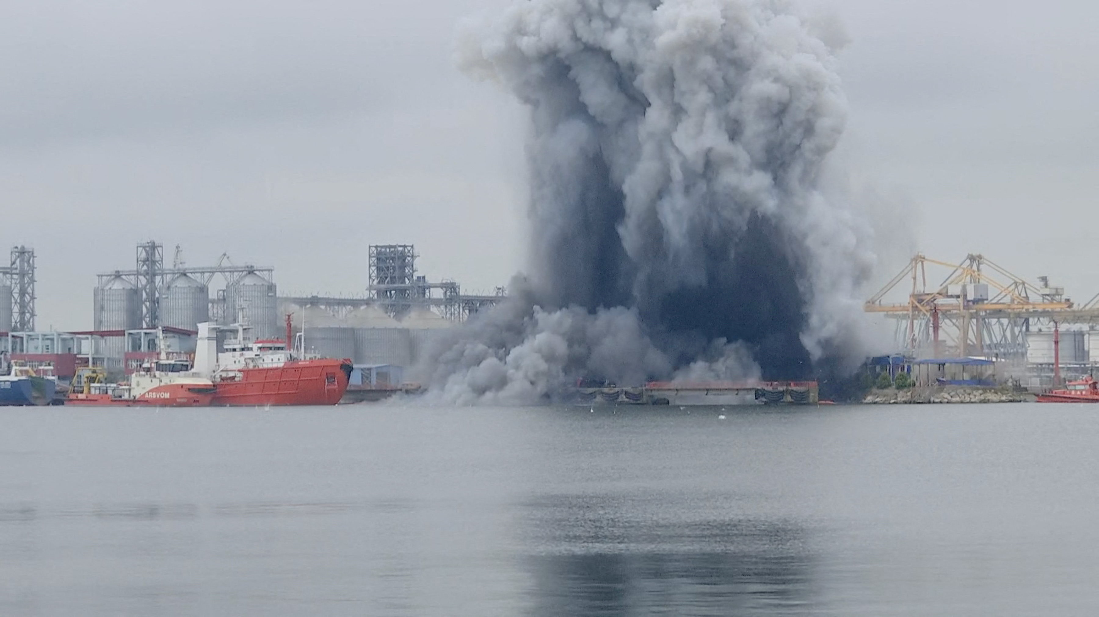 A marine drone self-detonated in Romania’s Black Sea port of Constanta near an oil terminal in June