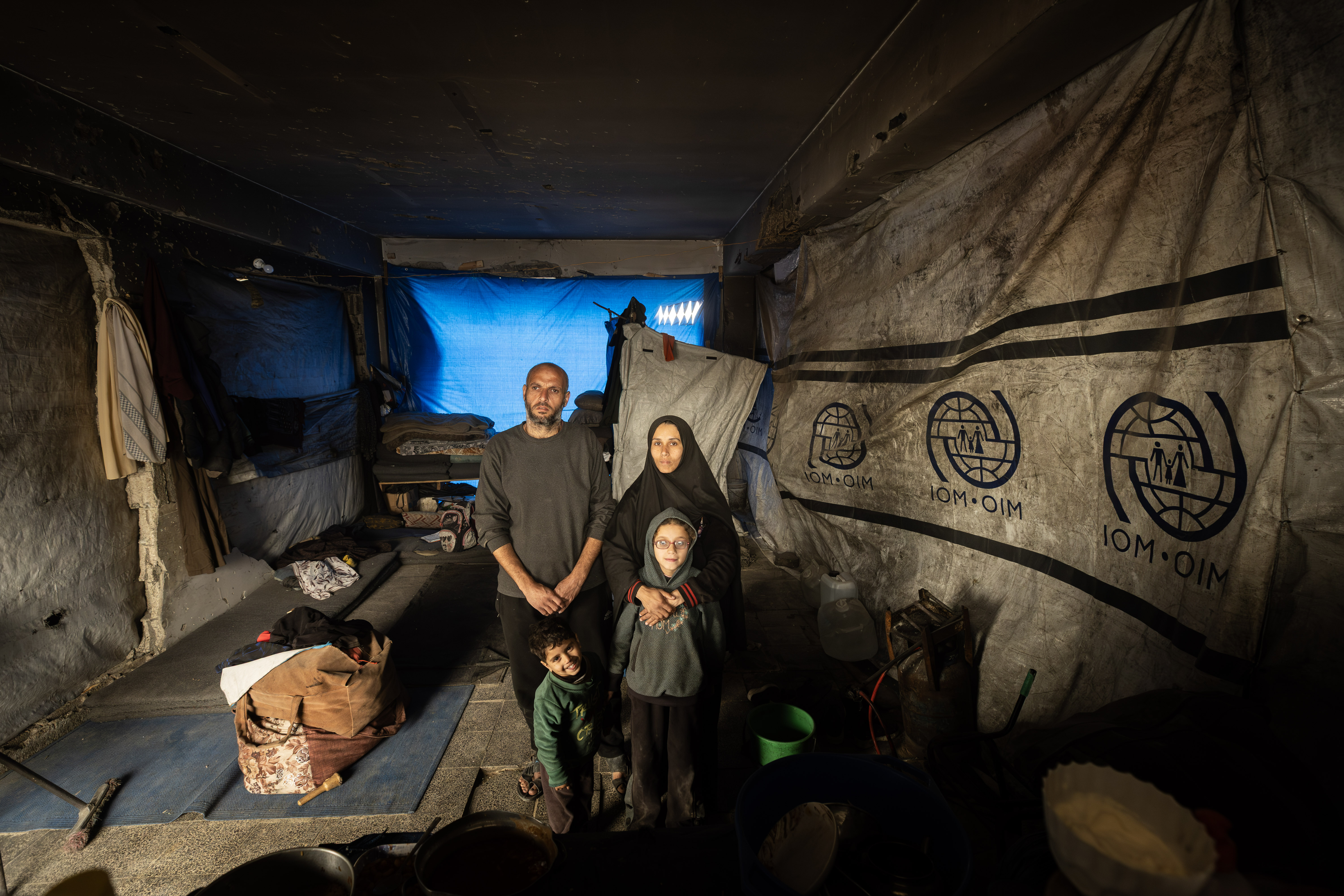 “Even basic things, such as having a roof over your head, enough food to eat, and sending your kids to school have become difficult dreams to achieve in Gaza City,” says Youssef Mahmoud Aziz. Displaced from Jabalia in northern Gaza, Youssef and his family now live in a damaged school in Gaza City’s Rimal neighbourhood, among many families trying to rebuild what they can amid widespread destruction.