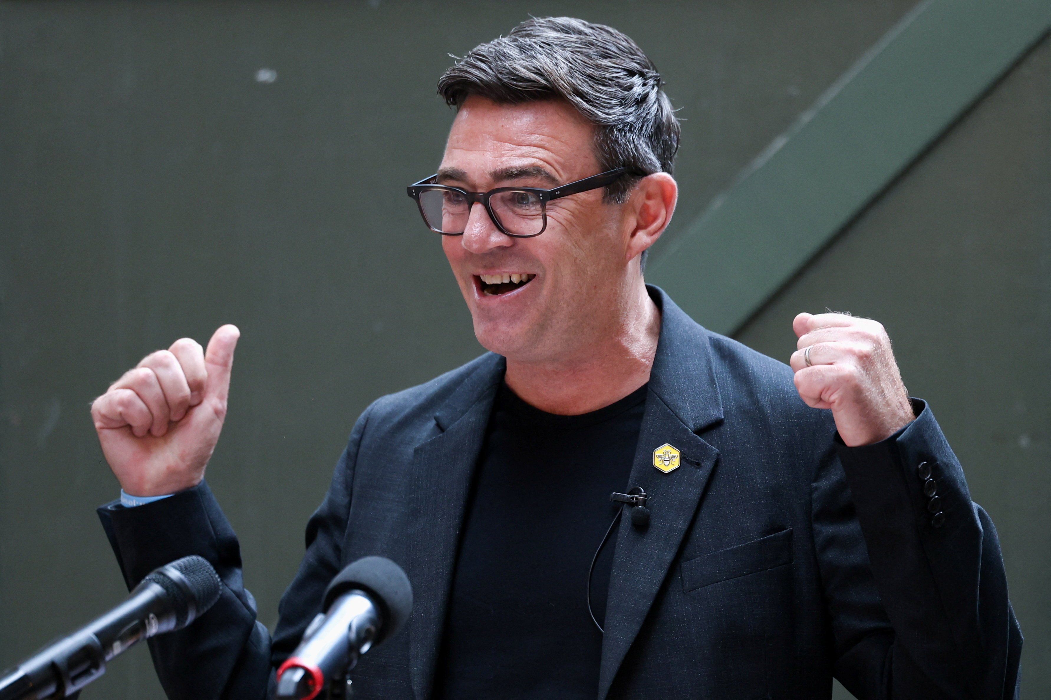 Andy Burnham, British member of parliament (MP) for Makerfield, delivers a speech at the People’s History Museum in Manchester, UK, June 29, 2026