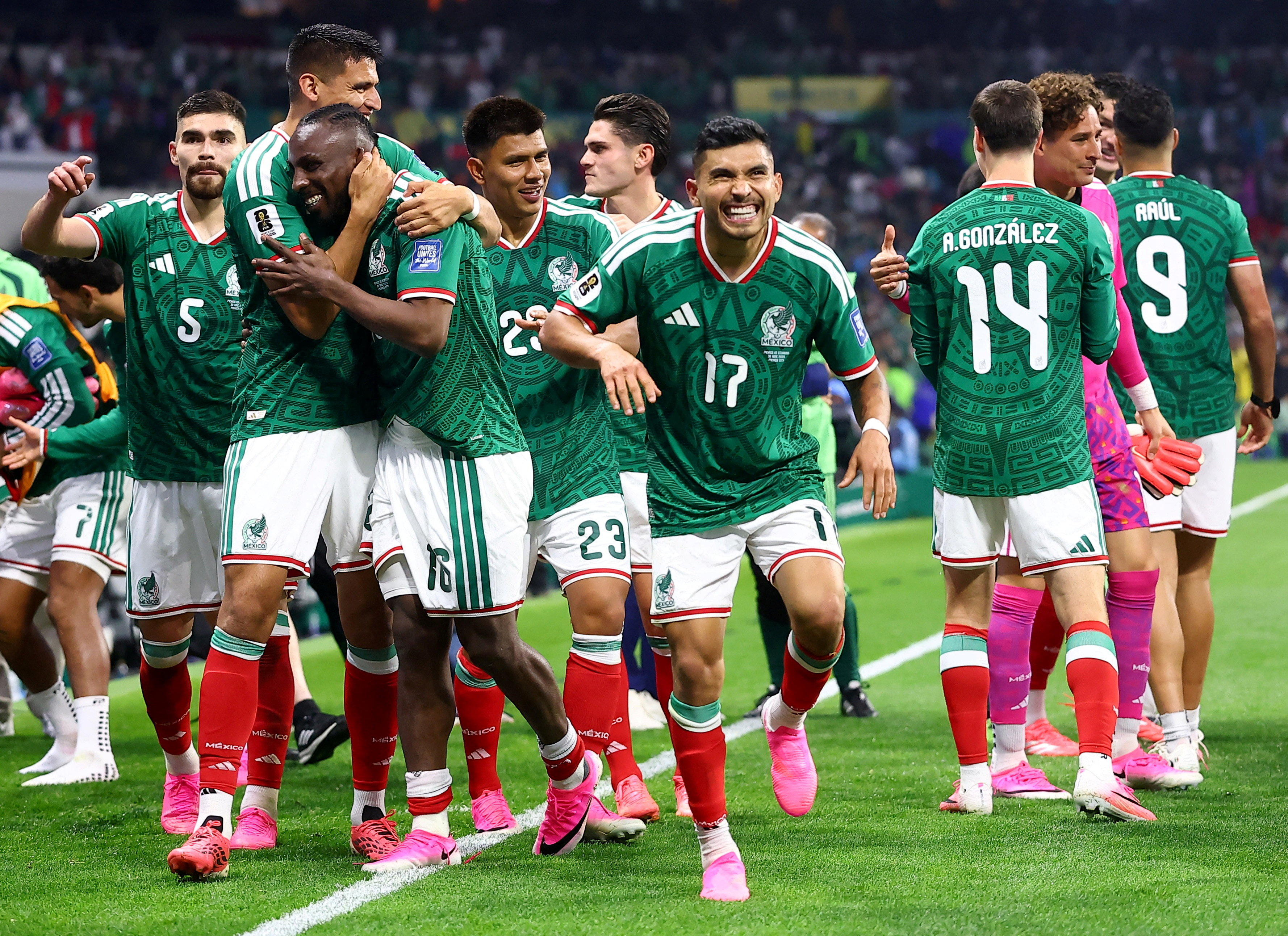 Mexico celebrates historic world cup victory