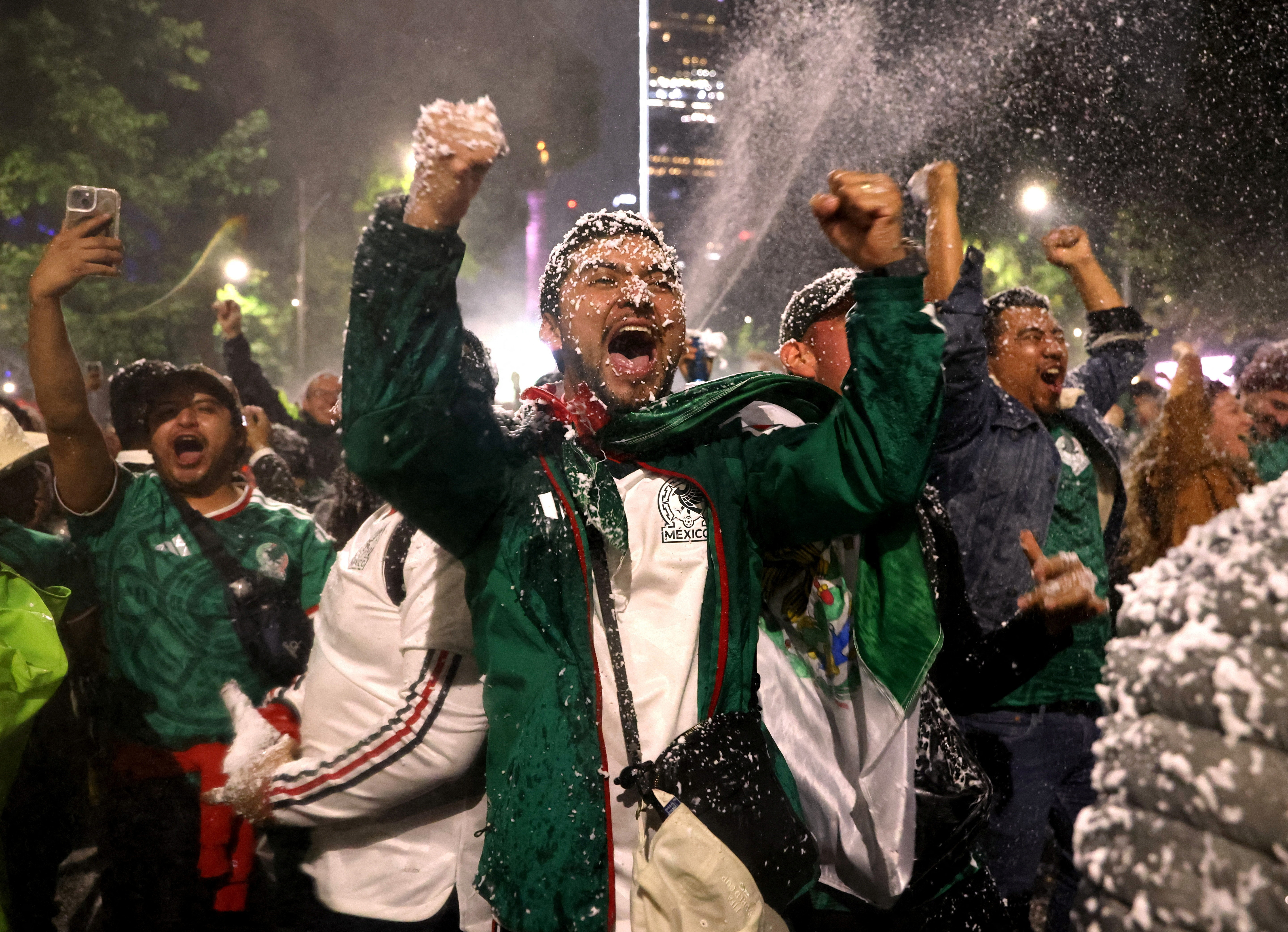 Mexico celebrates historic world cup victory