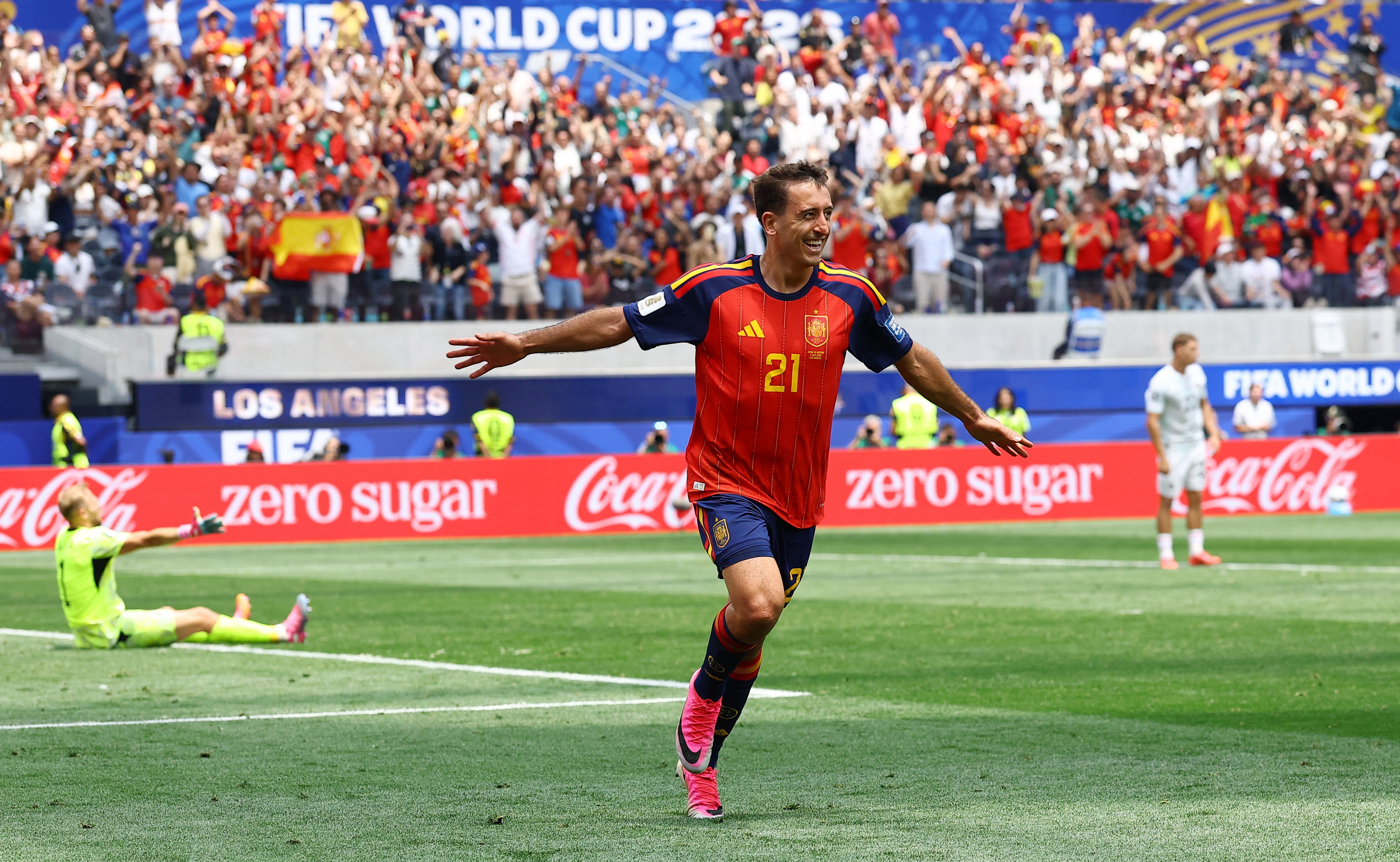 Mikel Oyarzabal is Spain’s leading scorer at the 2026 World Cup, with four goals