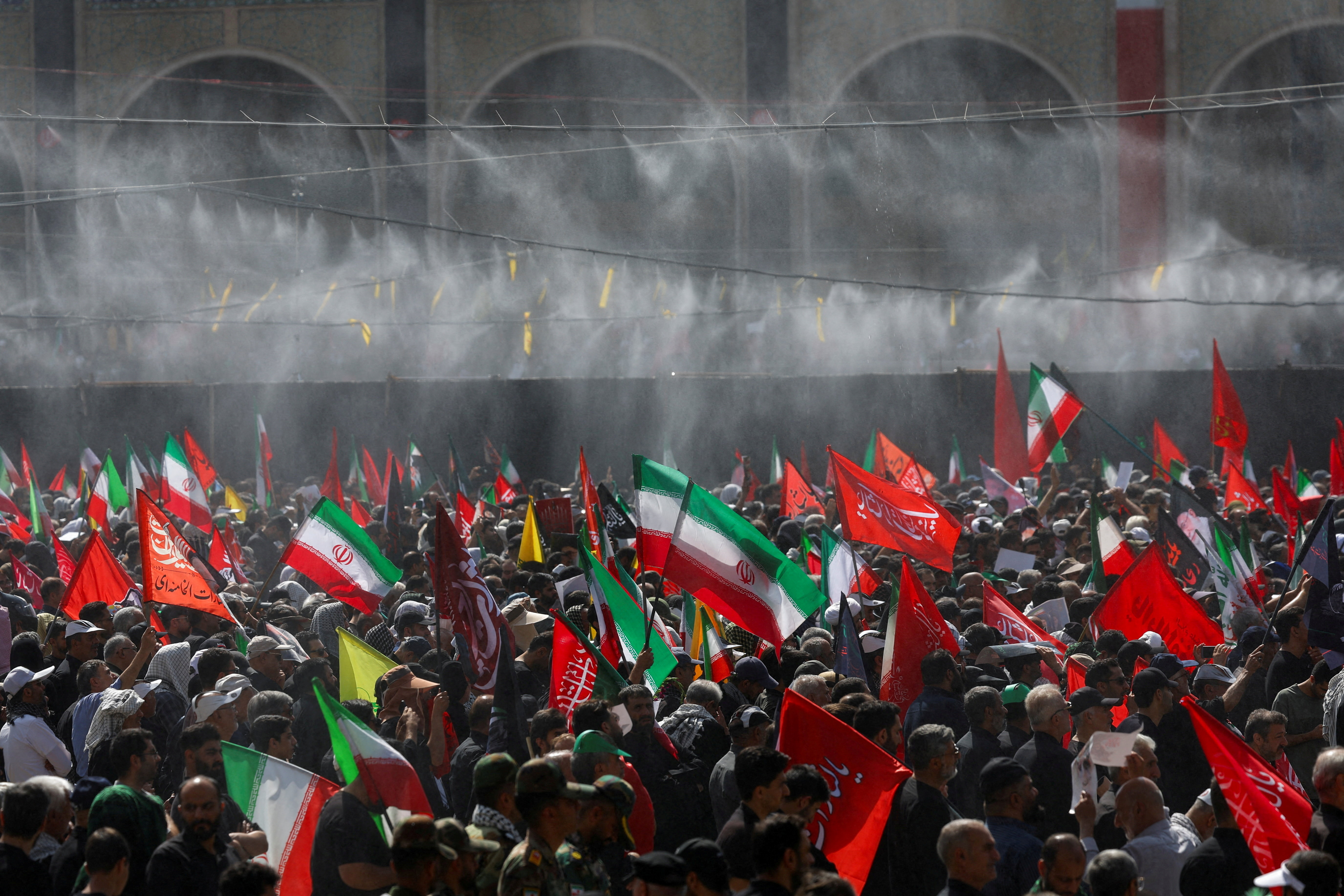 Millions mourn Khamenei in Tehran amid historic funeral procession