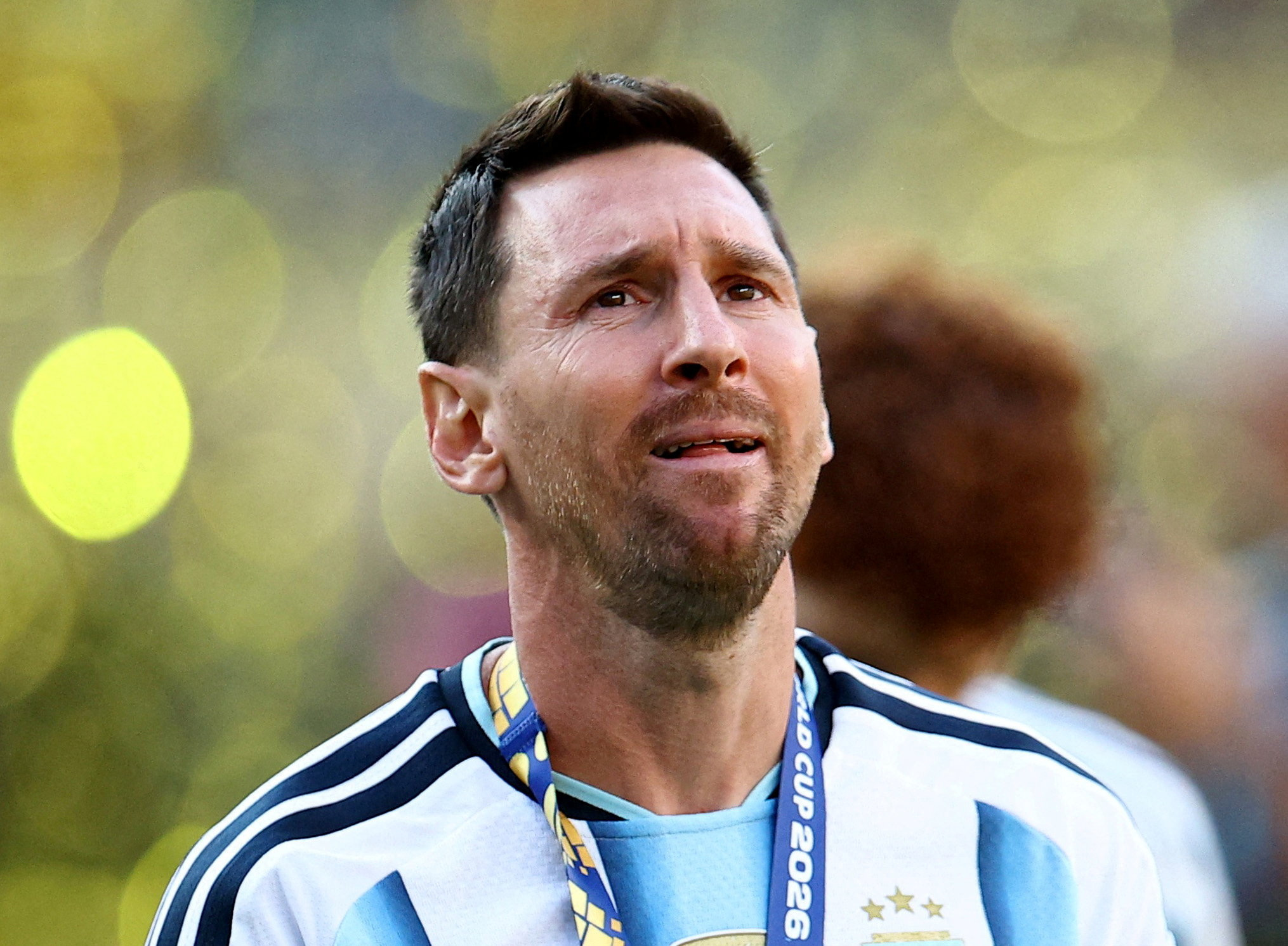 Argentina's forward Lionel Messi