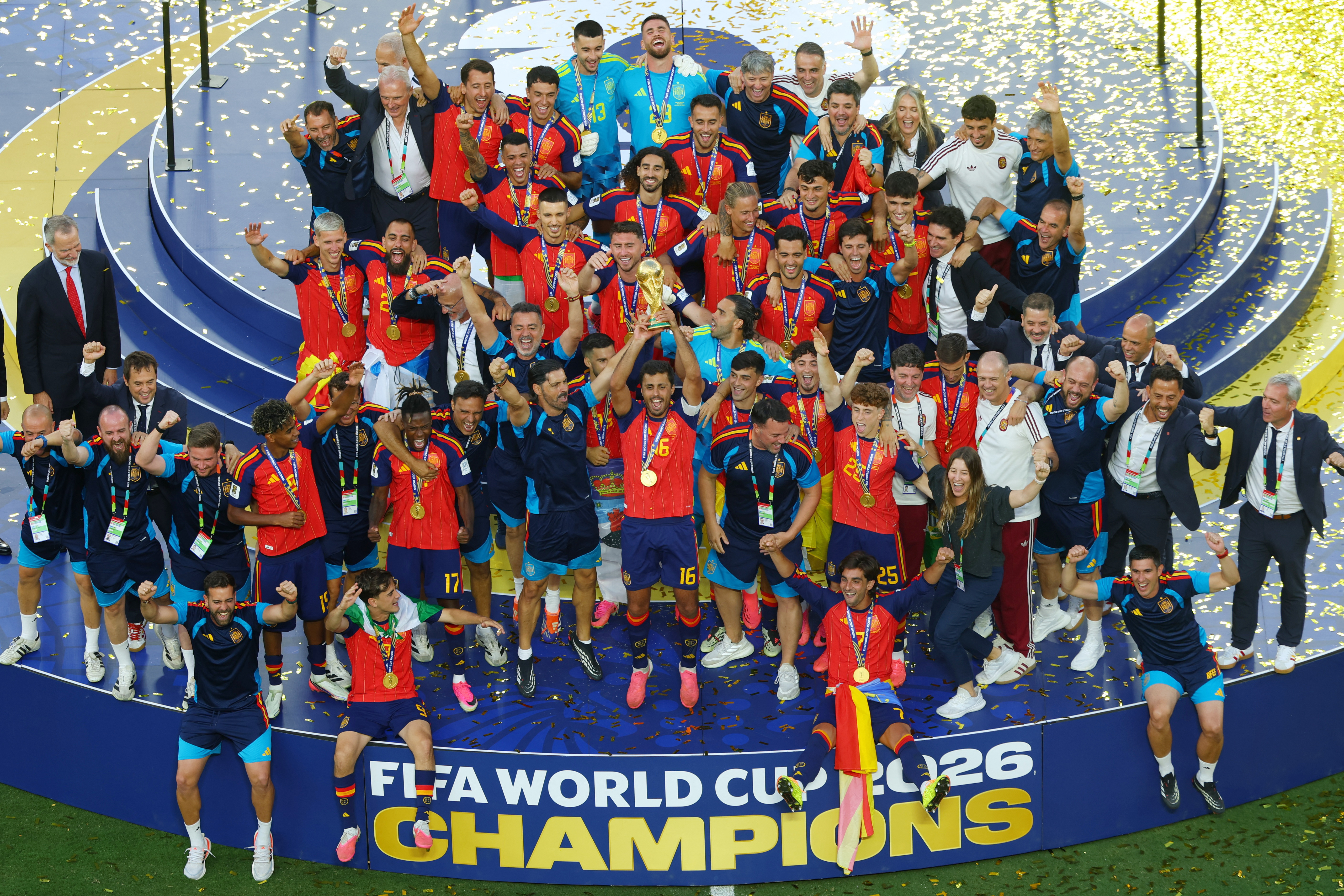 Spain wins the World Cup by beating Argentina 1-0