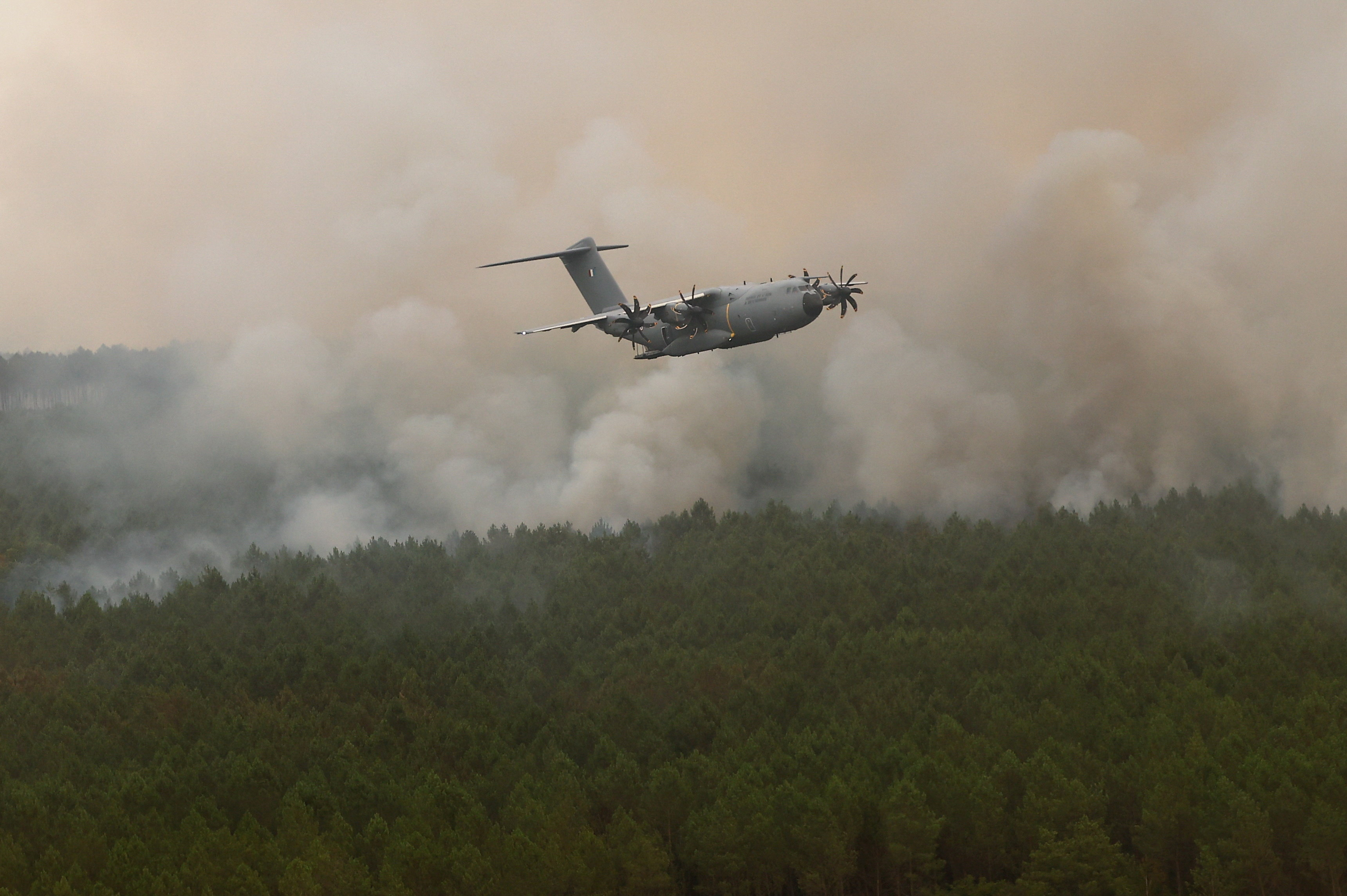 wildfires in France