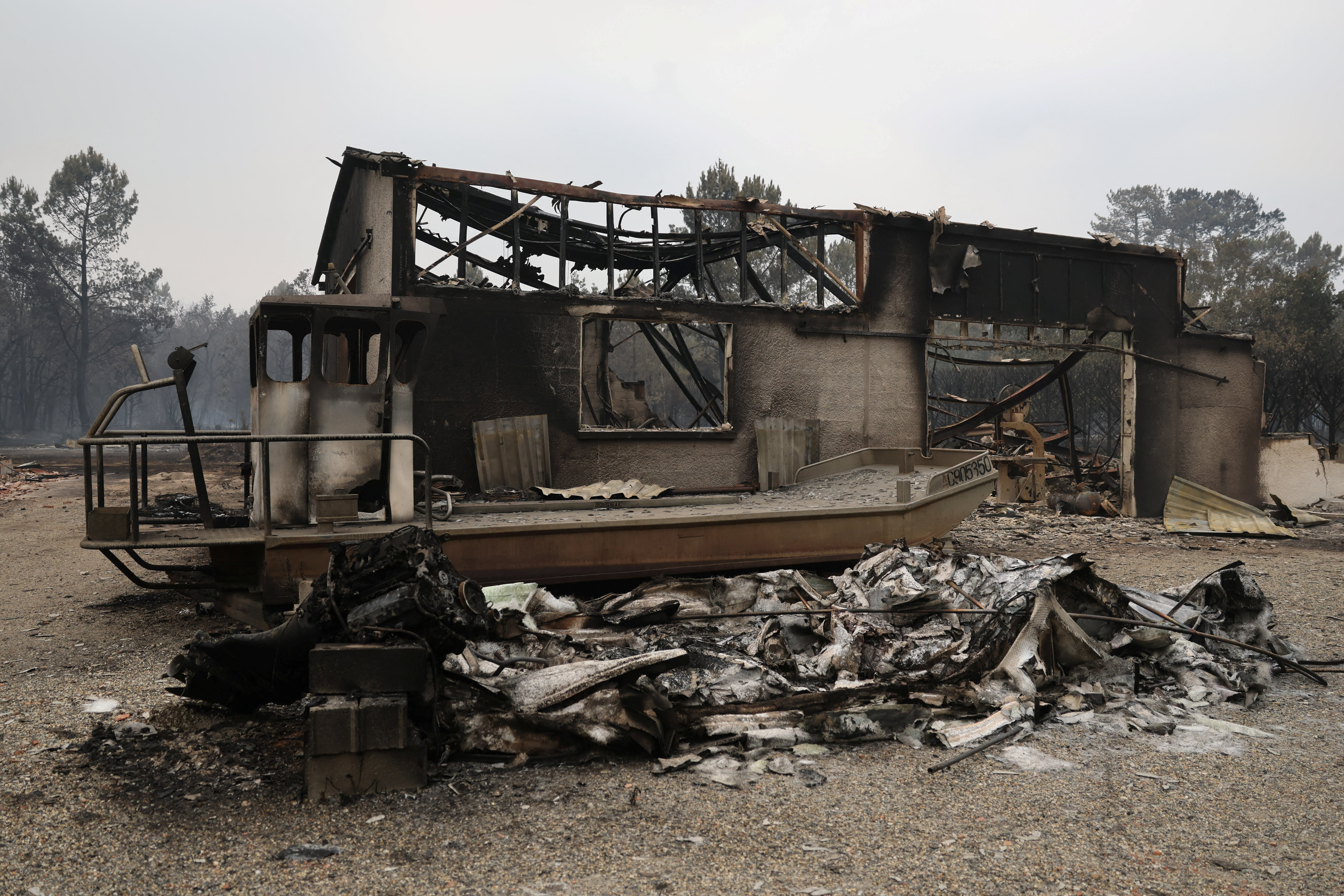 wildfires in France