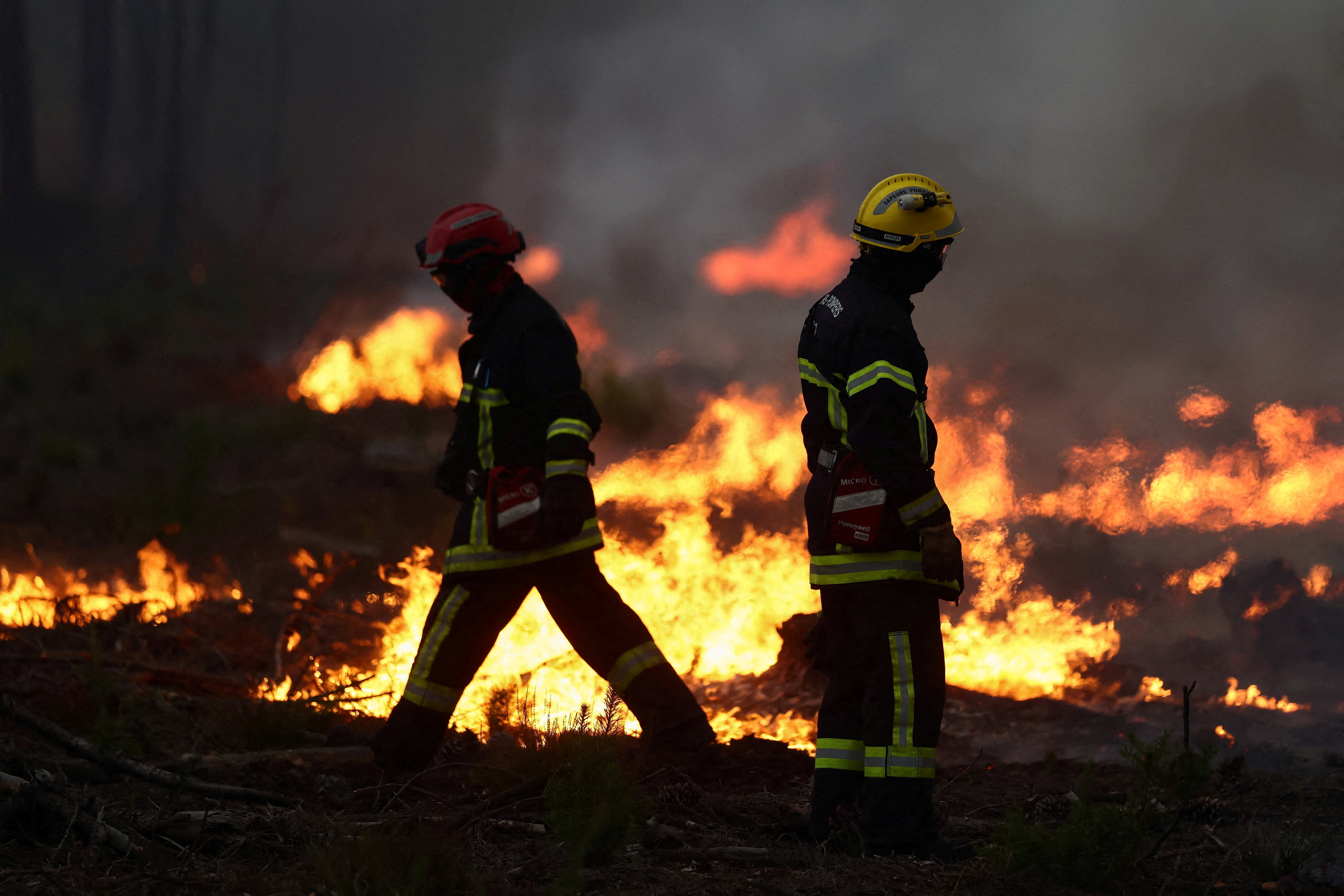 wildfires in France