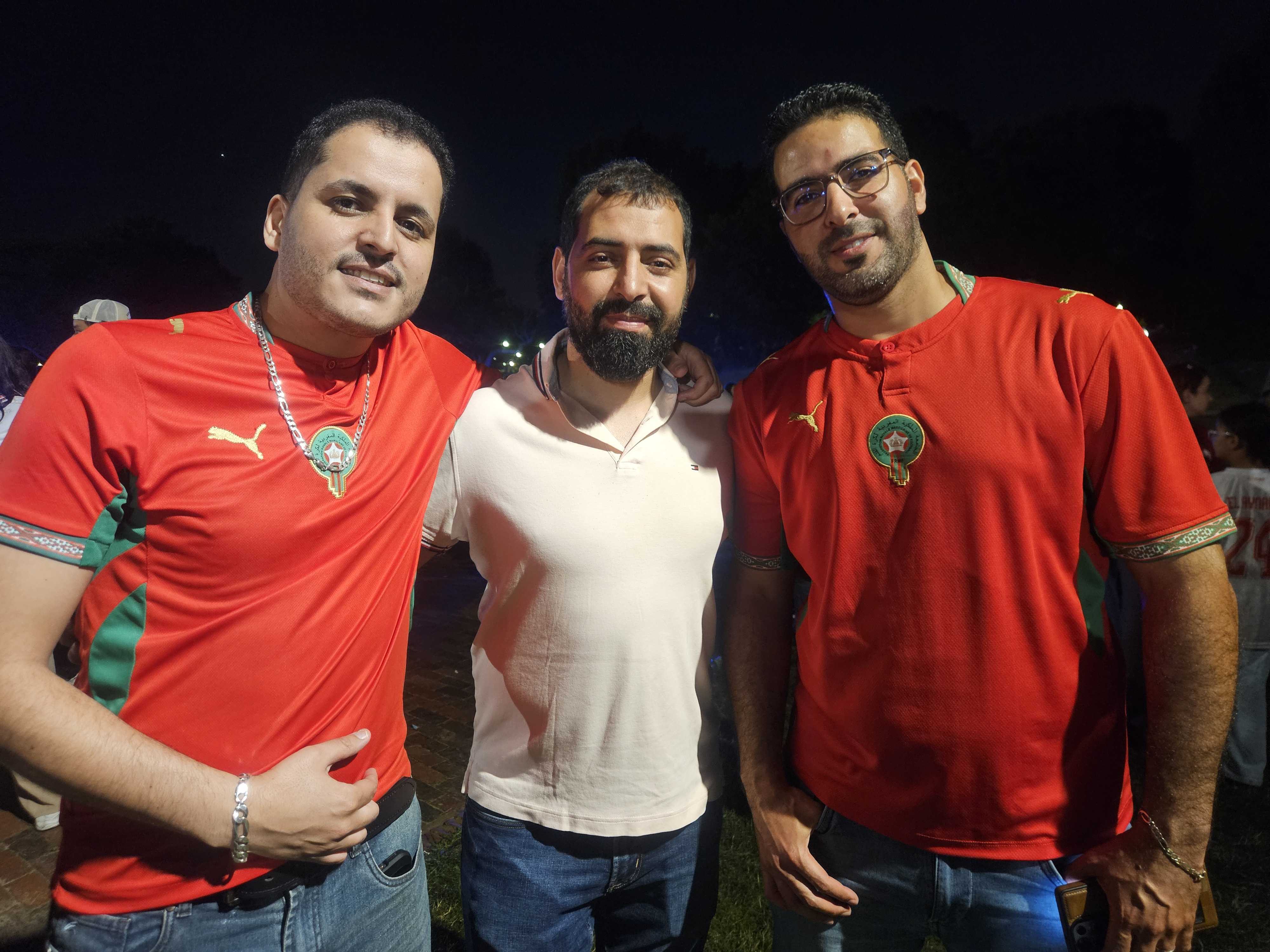 Morocco fans gather in Boston before their team's FIFA World Cup quarterfinal against France [Hafsa Adil/Al Jazeera]