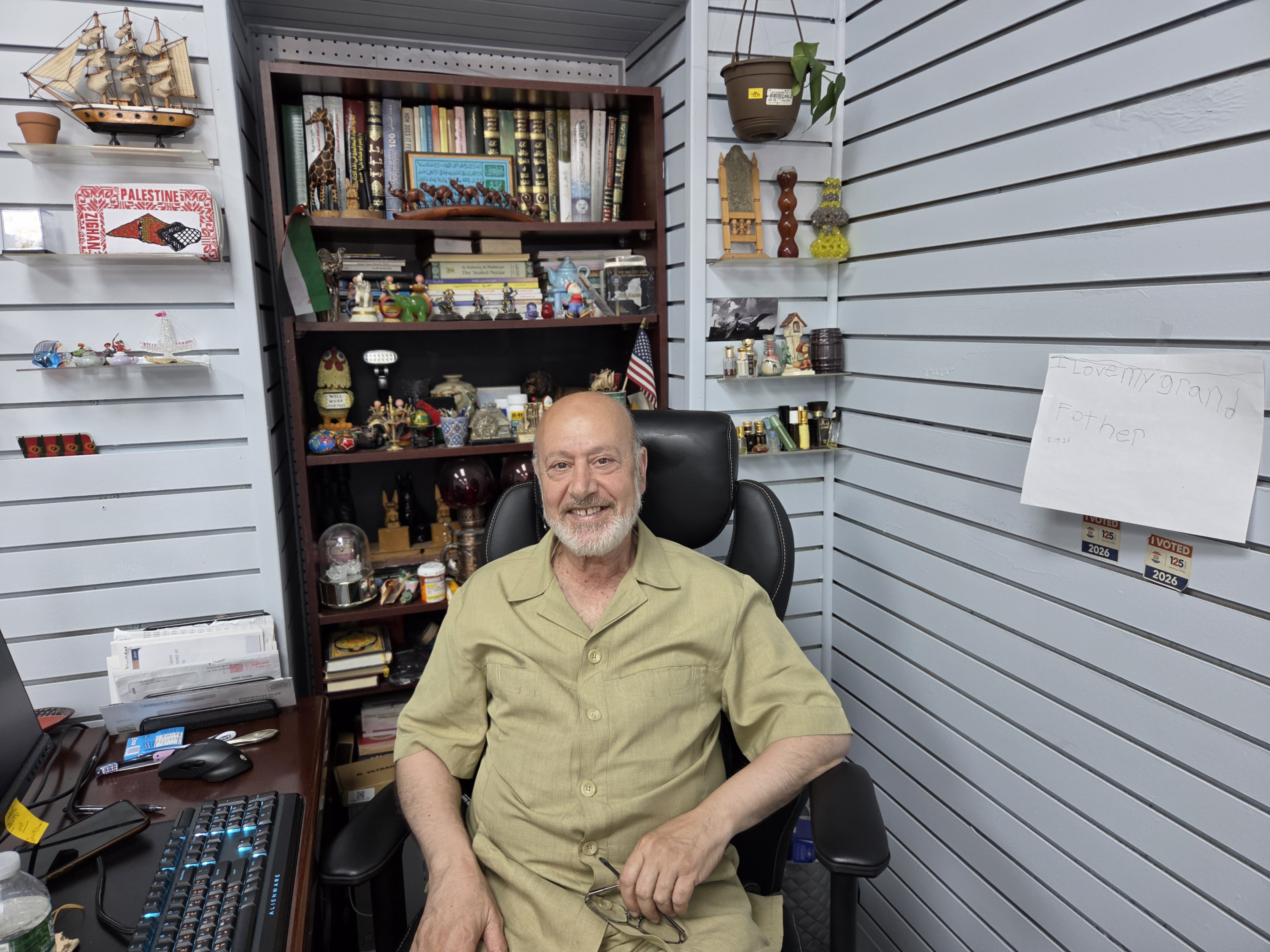 Zein Rimawi speaks to Al Jazeera in Brooklyn, New York, on July 17, 2026
