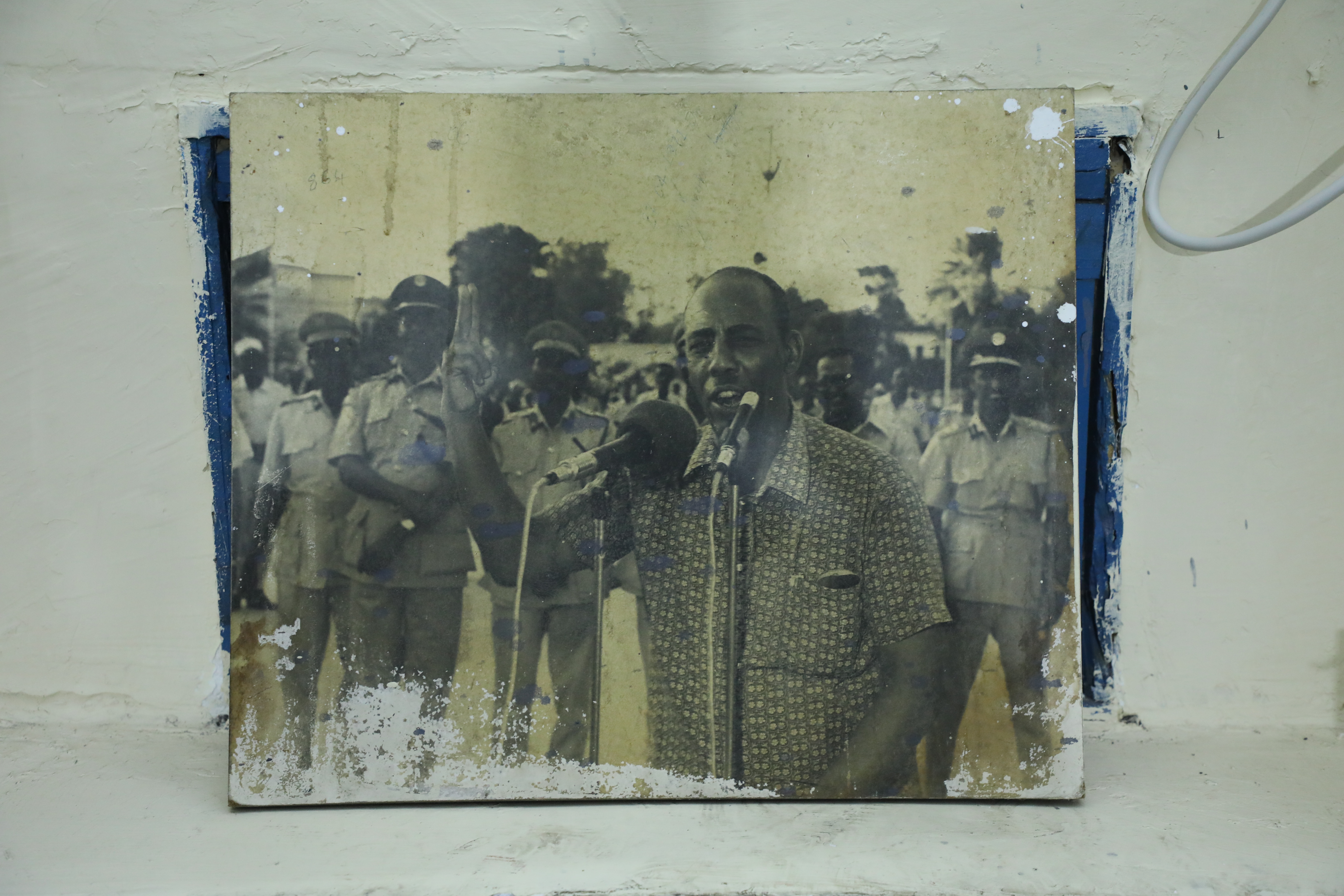 After seizing power in a 1969 coup, Major General Mohamed Siad Barre used Radio Mogadishu as a key instrument for disseminating his regime's messages. [Abdimajid Abdillahi Farah/Al Jazeera]
