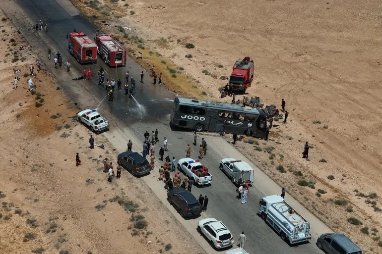 The crash happened between Al-Sukhnah and Palmyra