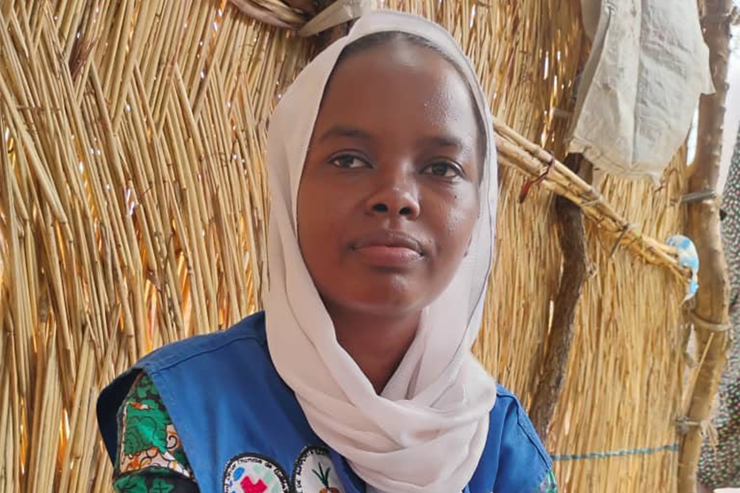 After fleeing Sudan, pharmacy student Islam Ibrahim now supports newly arrived women and girls at Korsi refugee camp in the Central African Republic [Zeinab Mohammed Salih/Al Jazeera]