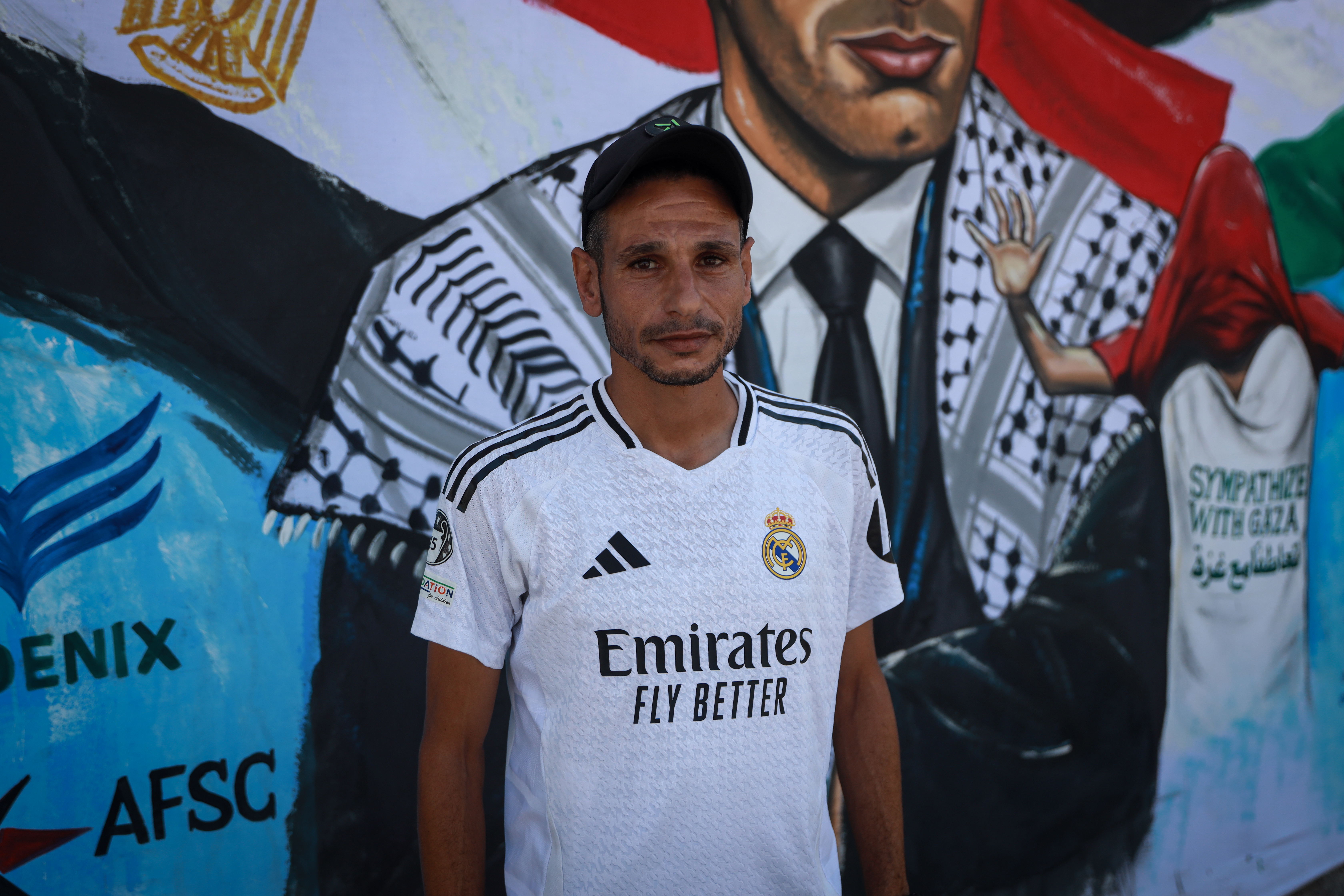 Former footballer Adnan al-Afifi manages Palestine Stadium in Gaza City