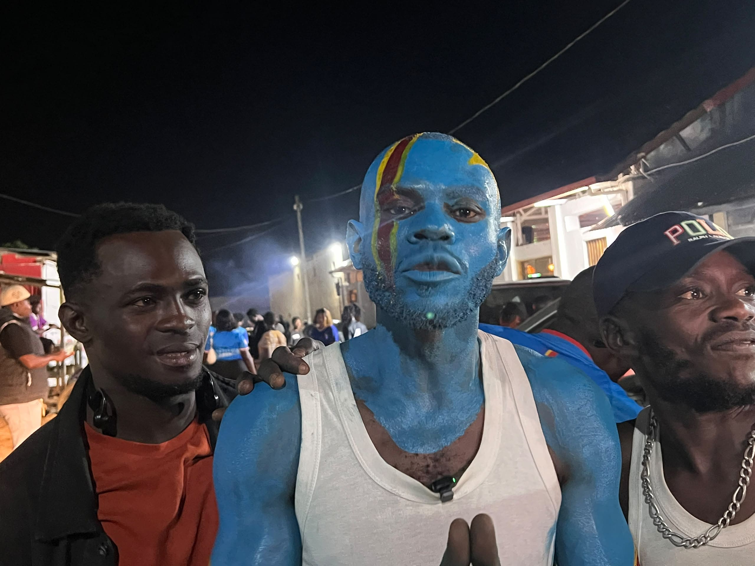 In Bunia, since the start of the World Cup, many fans had been celebrating after every Leopards match, but the match against England brought many streets to a standstill, as if everything had come to a halt [Prosper Heri/Al Jazeera]