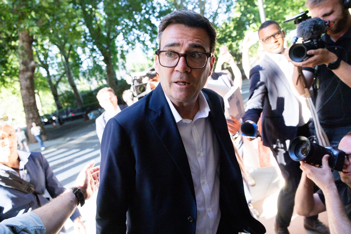 Labour MP and challenger for leader of the Labour party, Andy Burnham.