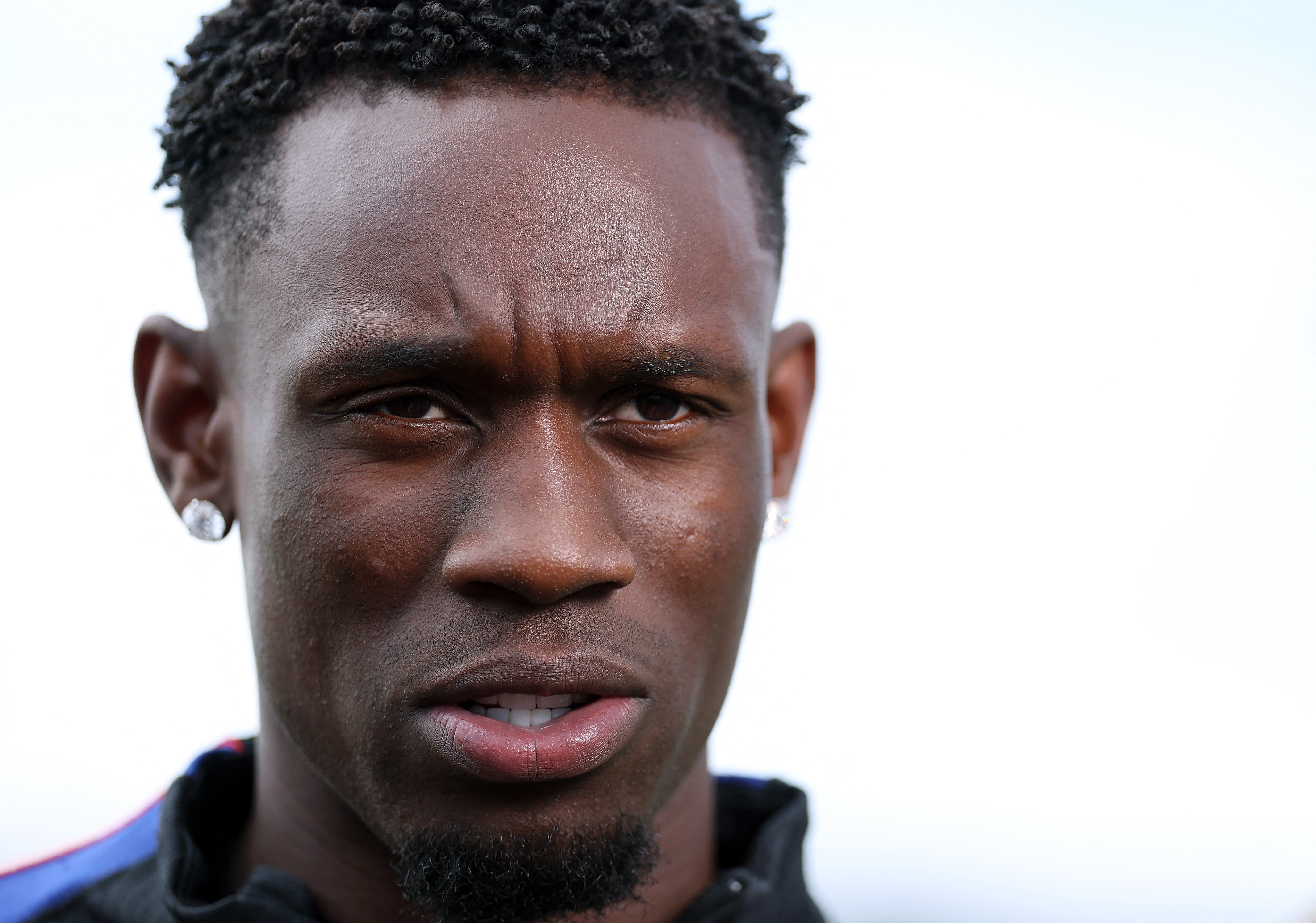 SEATTLE, WASHINGTON - JULY 03: Folarin Balogun of the United States talks to the media prior to a training session for the 2026 World Cup at Husky Soccer Stadium on July 03, 2026 in Seattle, Washington. Jamie Squire/Getty Images/AFP (Photo by JAMIE SQUIRE / GETTY IMAGES NORTH AMERICA / Getty Images via AFP)