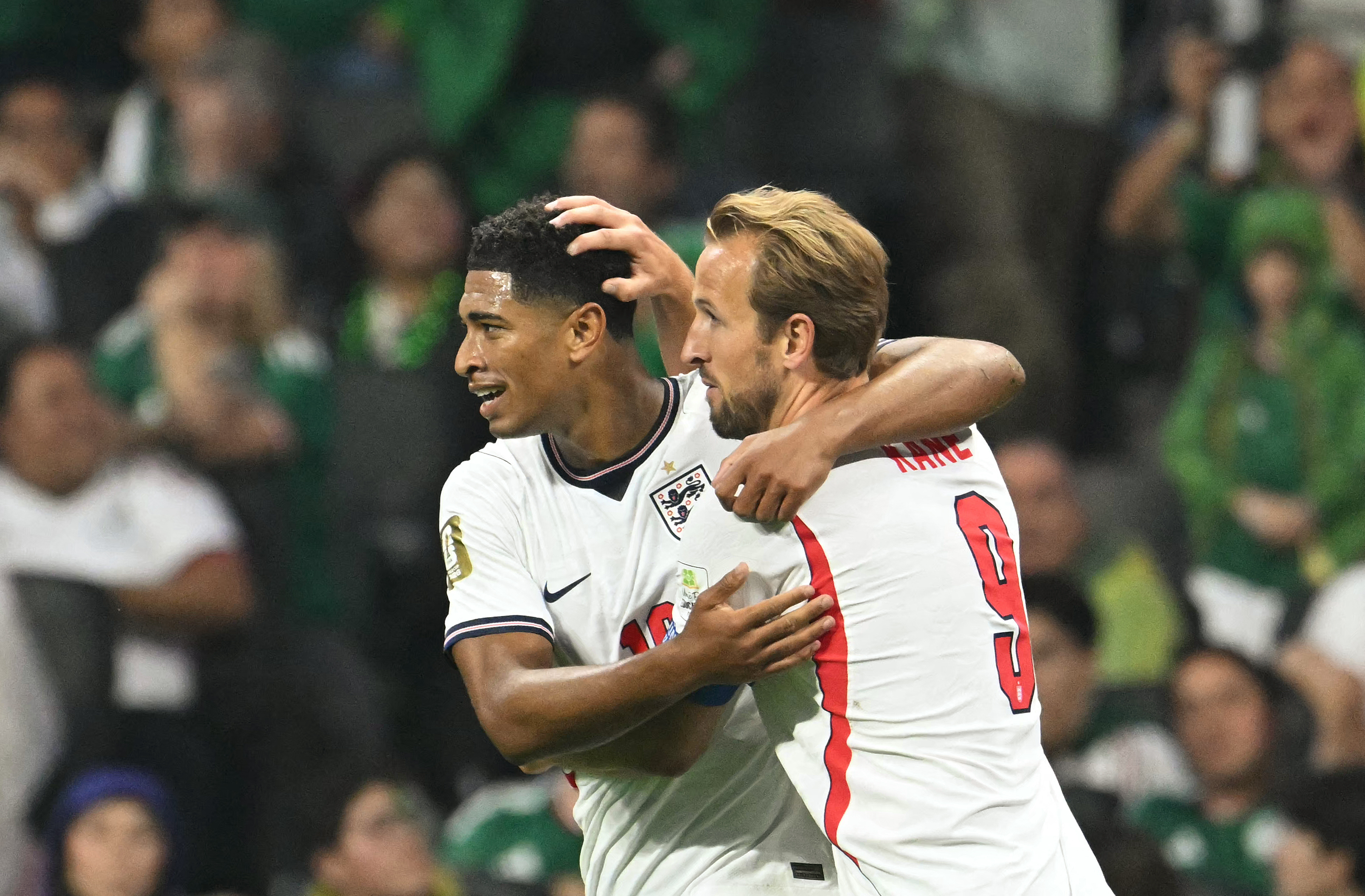 England will rely heavily on stars Jude Bellingham, left, and Harry Kane, to take them to the semifinal