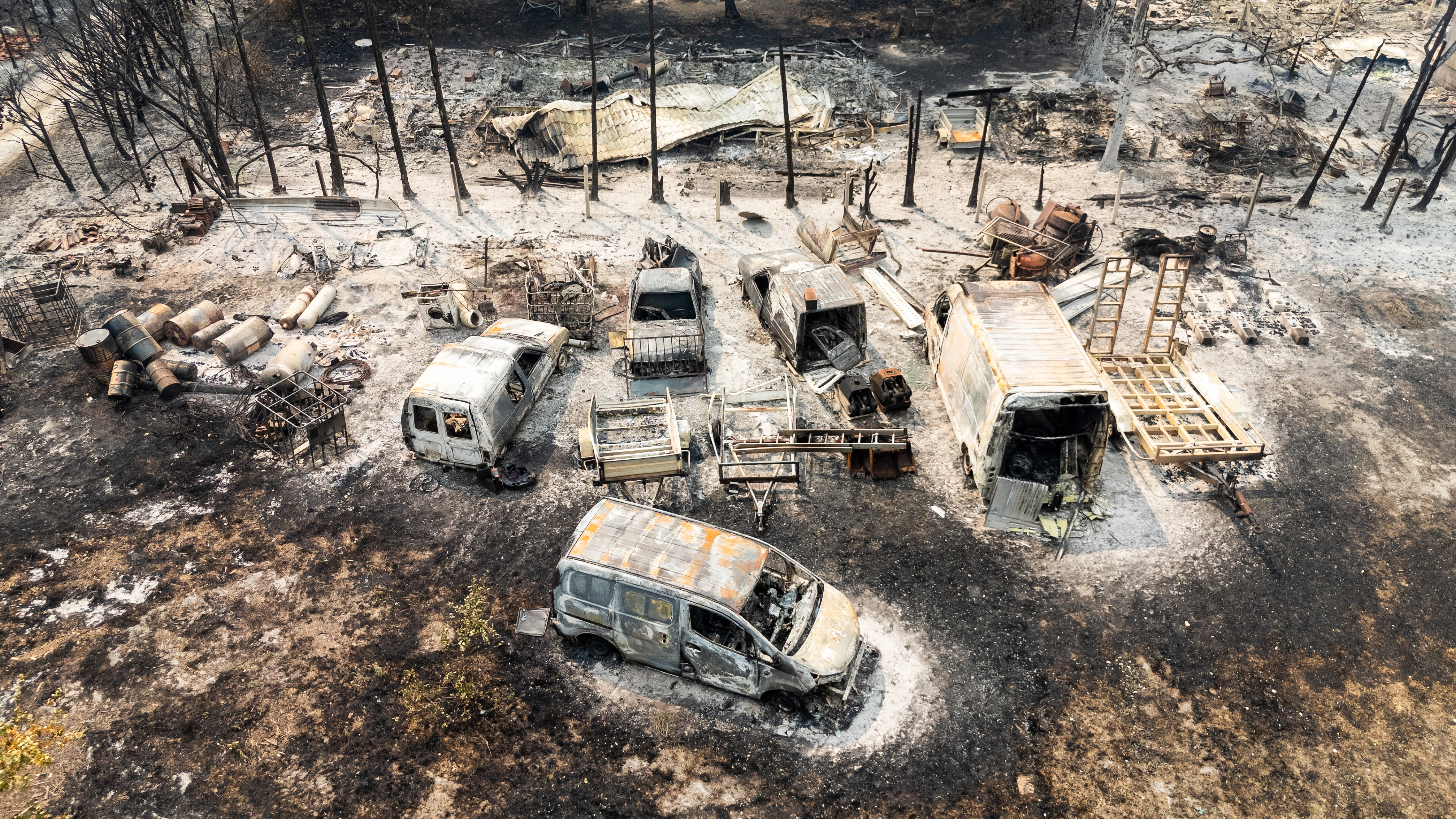 wildfires in France