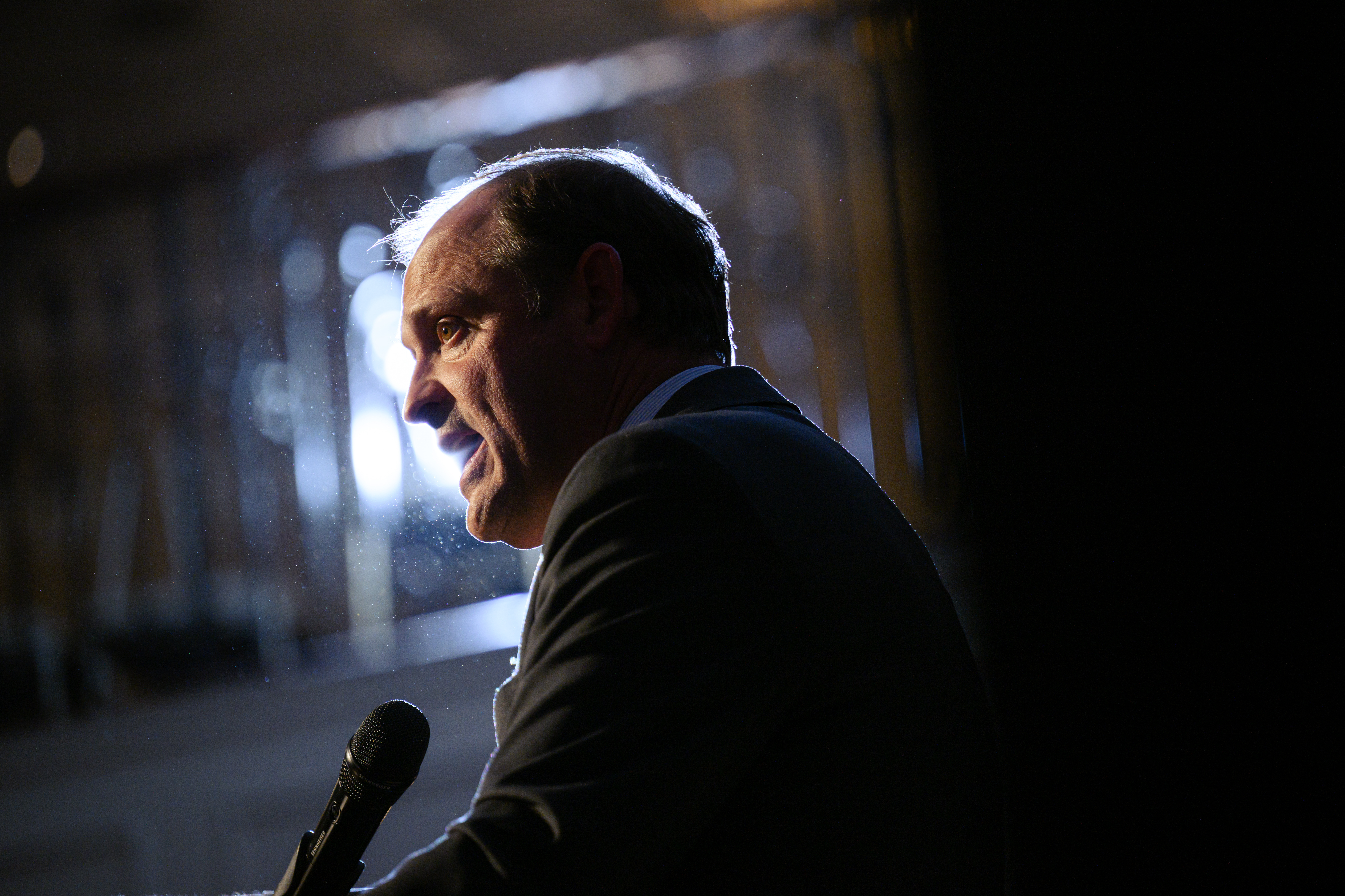 Representative Andy Barr is running as the Republican nominee to succeed Mitch McConnell in November’s midterm elections
