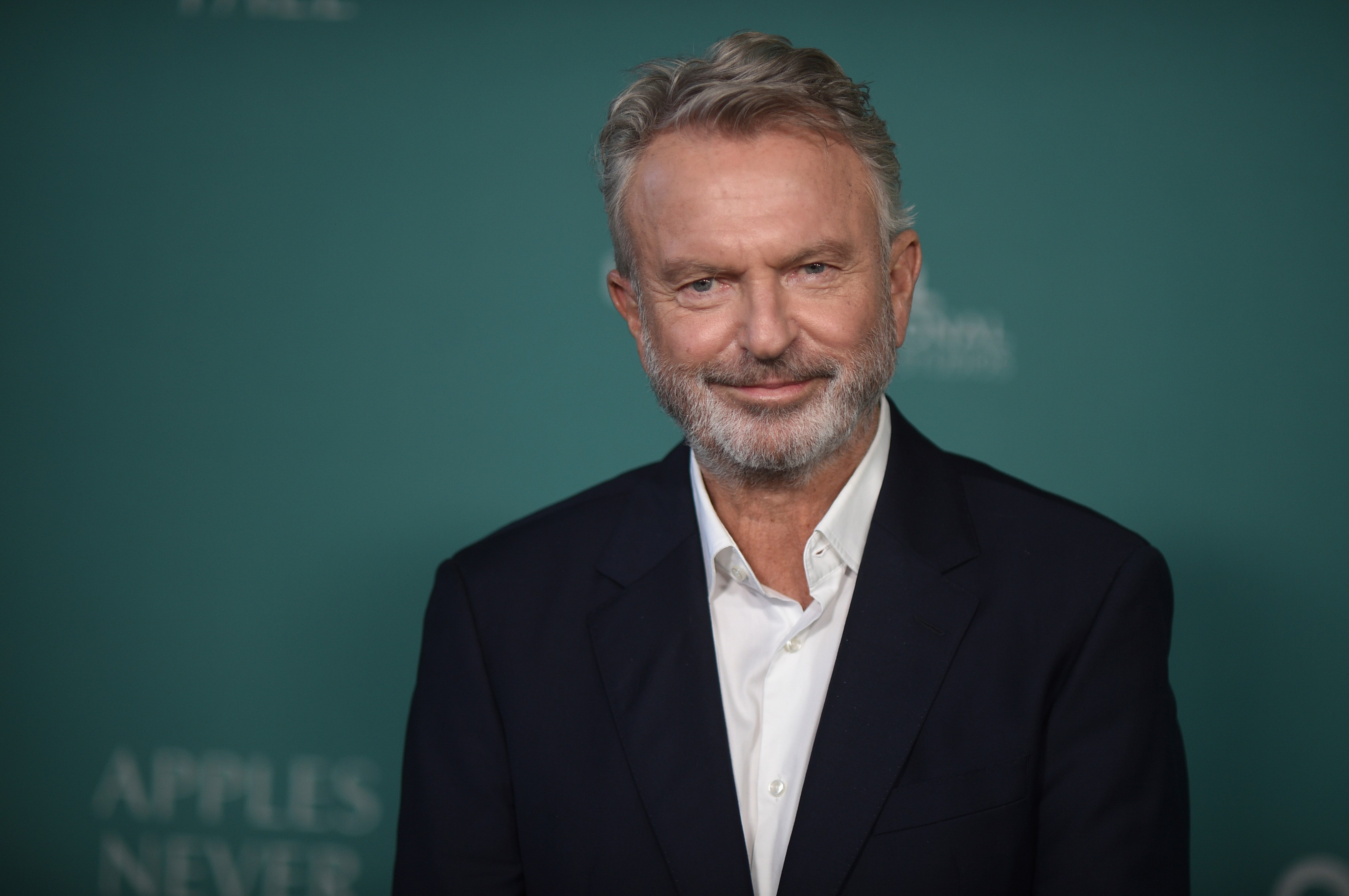 Sam Neill arrives at the premiere of ‘Apples Never Fall’ on March 12, 2024, in Los Angeles