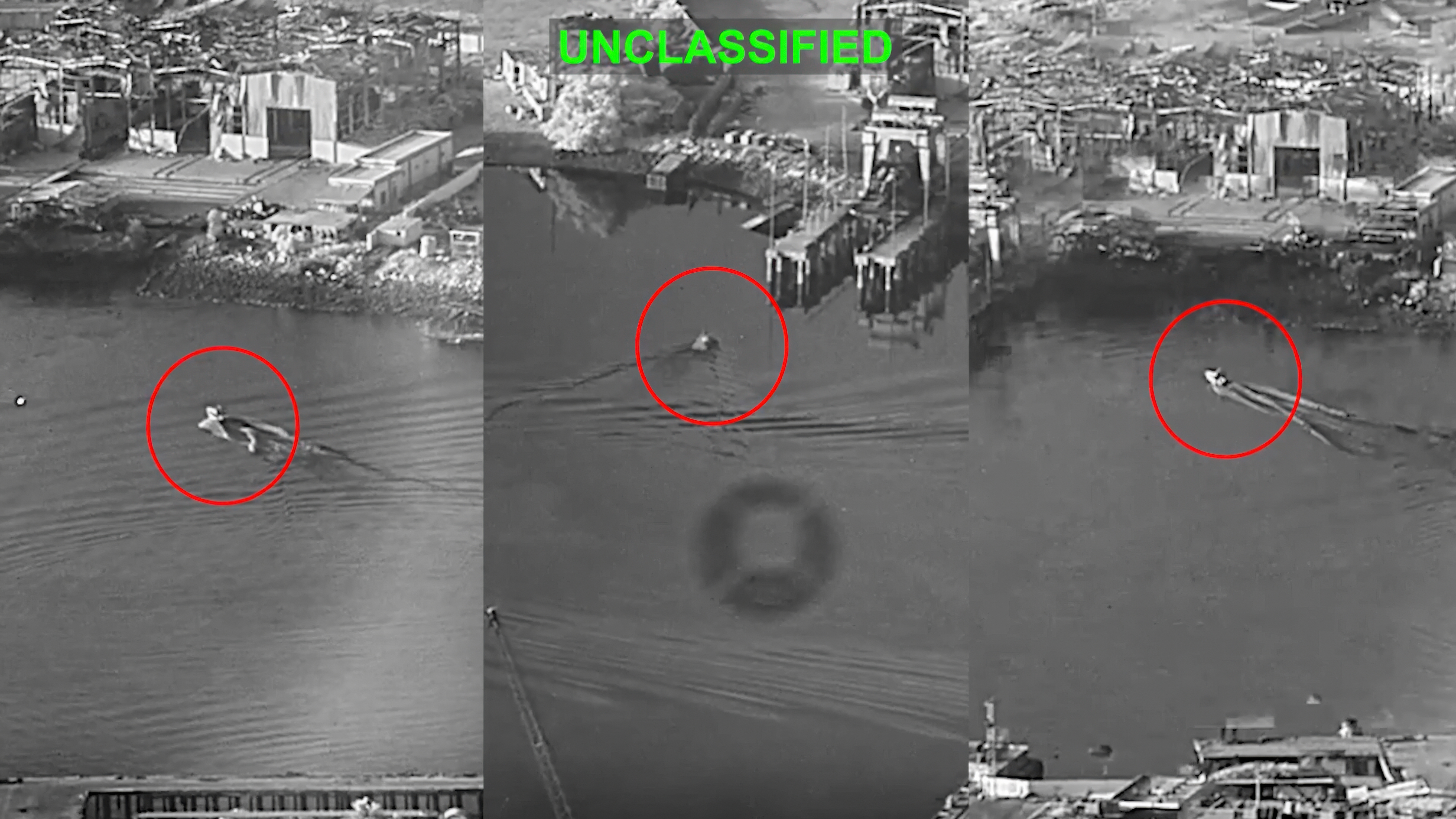 US Central Command releases blast footage at Bandar Abbas base (AP)