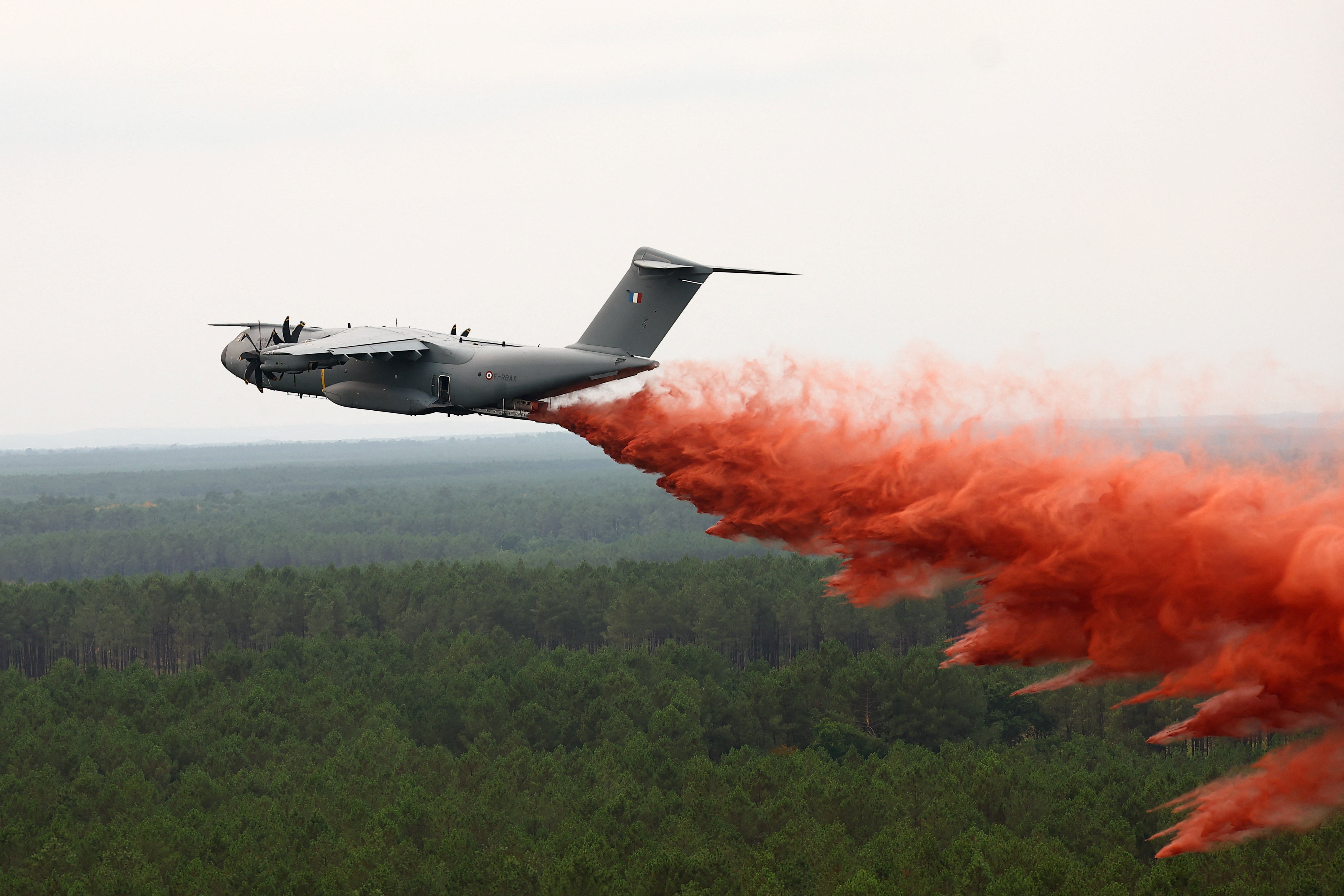 wildfires in France
