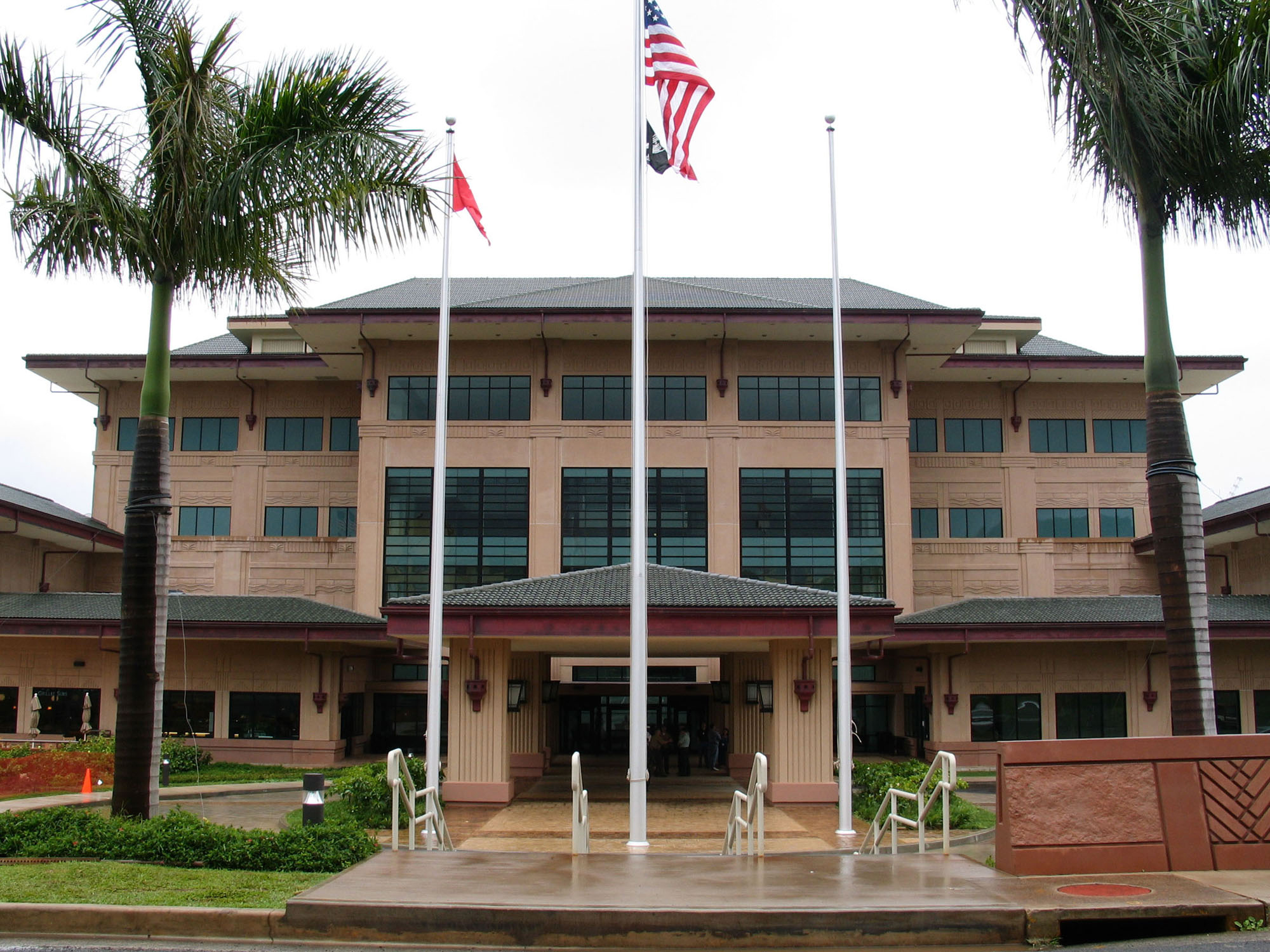 FILE - The Nimitz-MacArthur Pacific Command Center in Honolulu is shown in this April 3, 2004 file photo. The U.S. military's headquarters for the Asia-Pacific region is a likely target of prying eyes from the Asia-Pacific region. (AP Photo/David Briscoe)