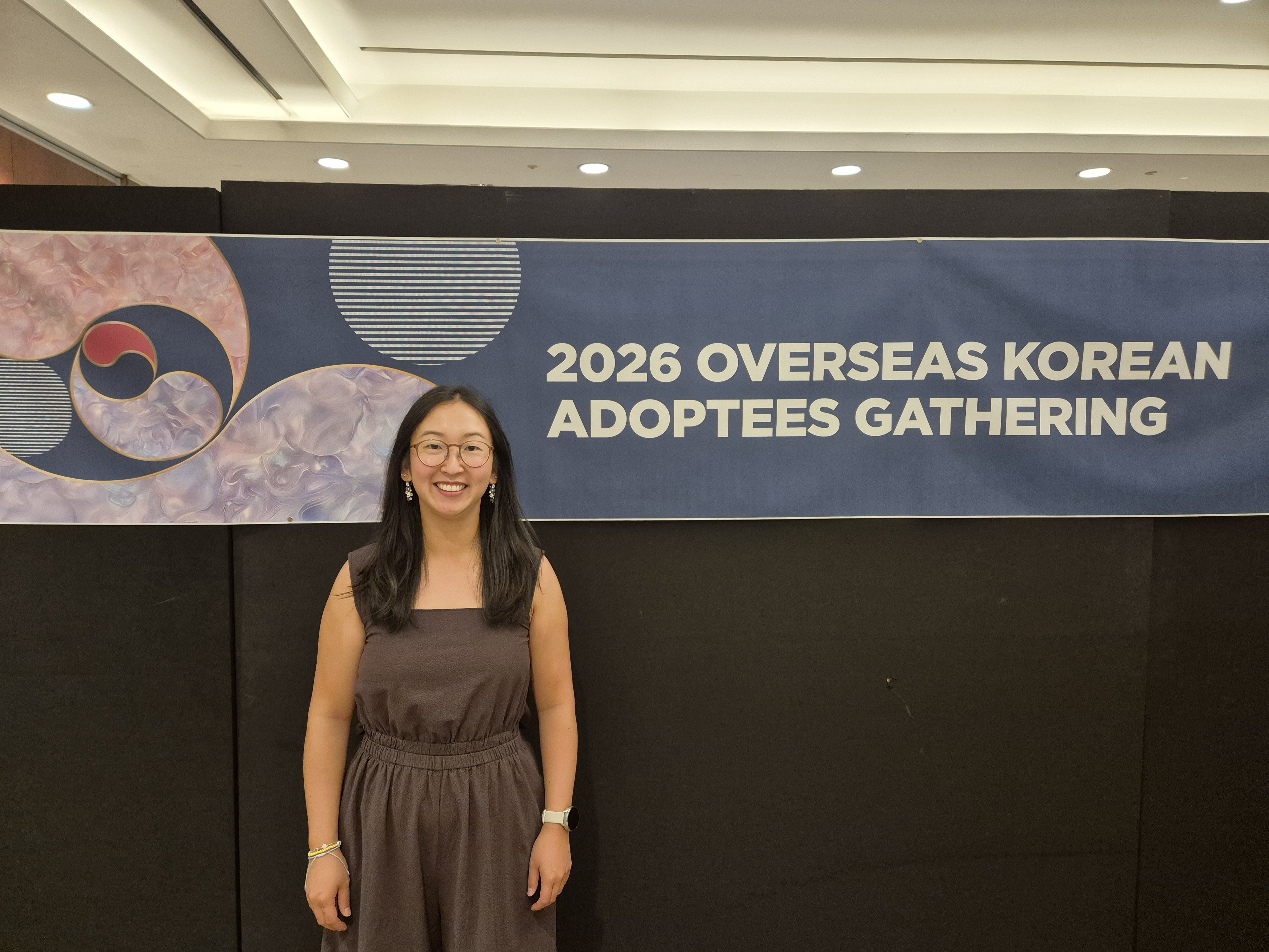 Anne-Kim-Loesch attends the Overseas Korean Adoptees Gathering at Lotte Hotel World in Seoul, South Korea, on May 19, 2026 [Courtesy of Anne-Kim-Loesch]