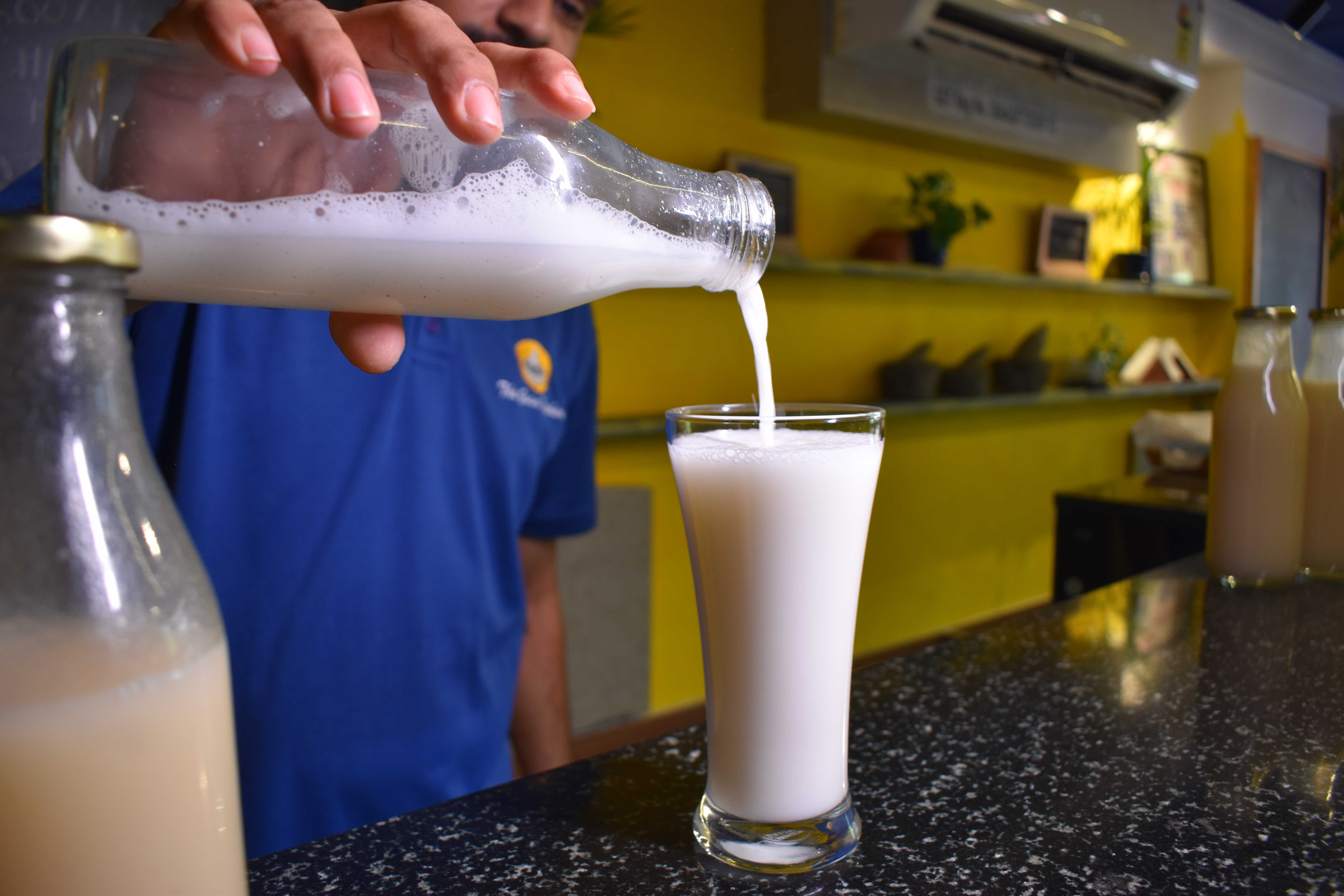 Orchata is traditionally served ice cold.