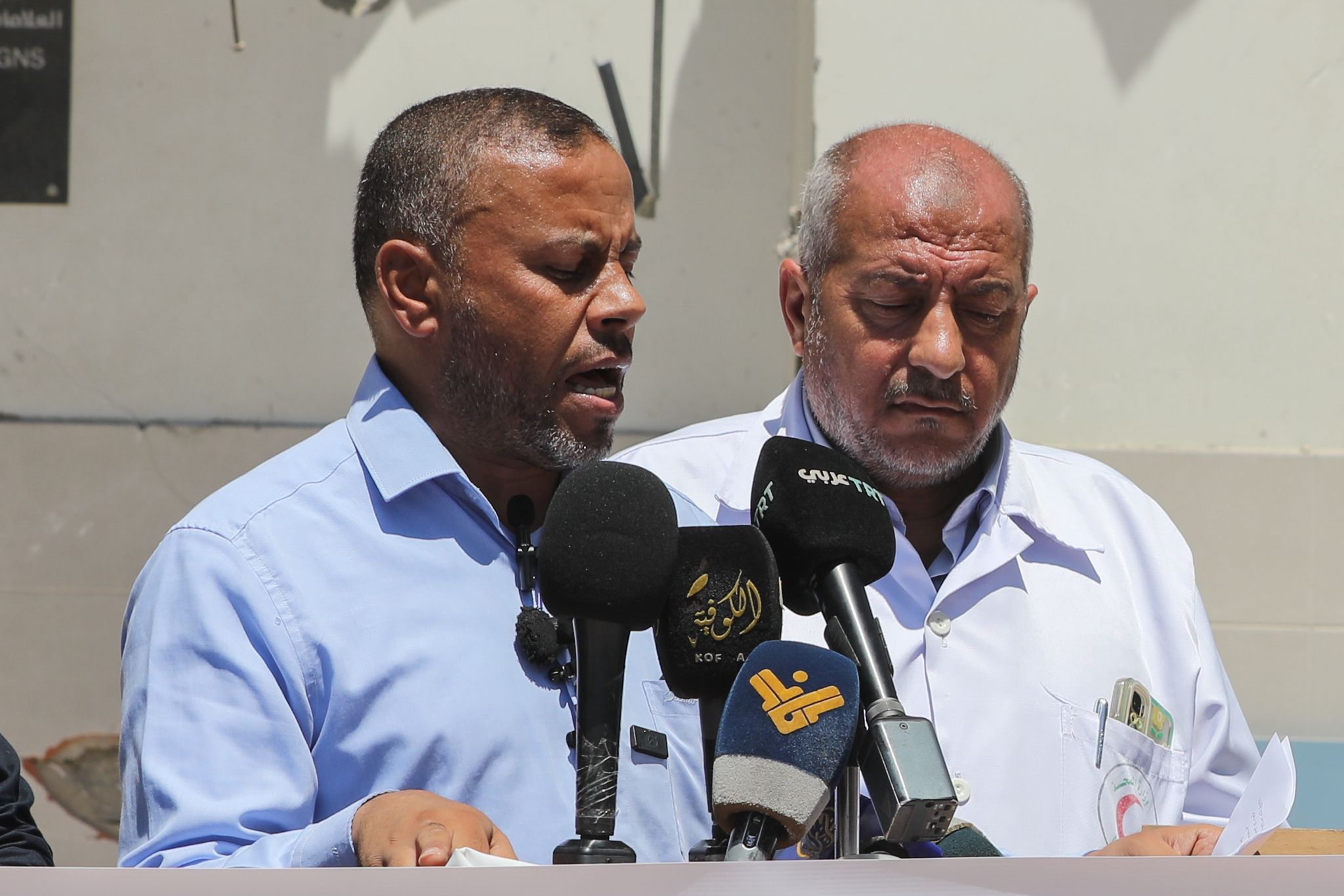 Dr. Ismail Al-Thawabta, Head of the Government Media Office. [Lina Abuzayed/Al Jazeera]