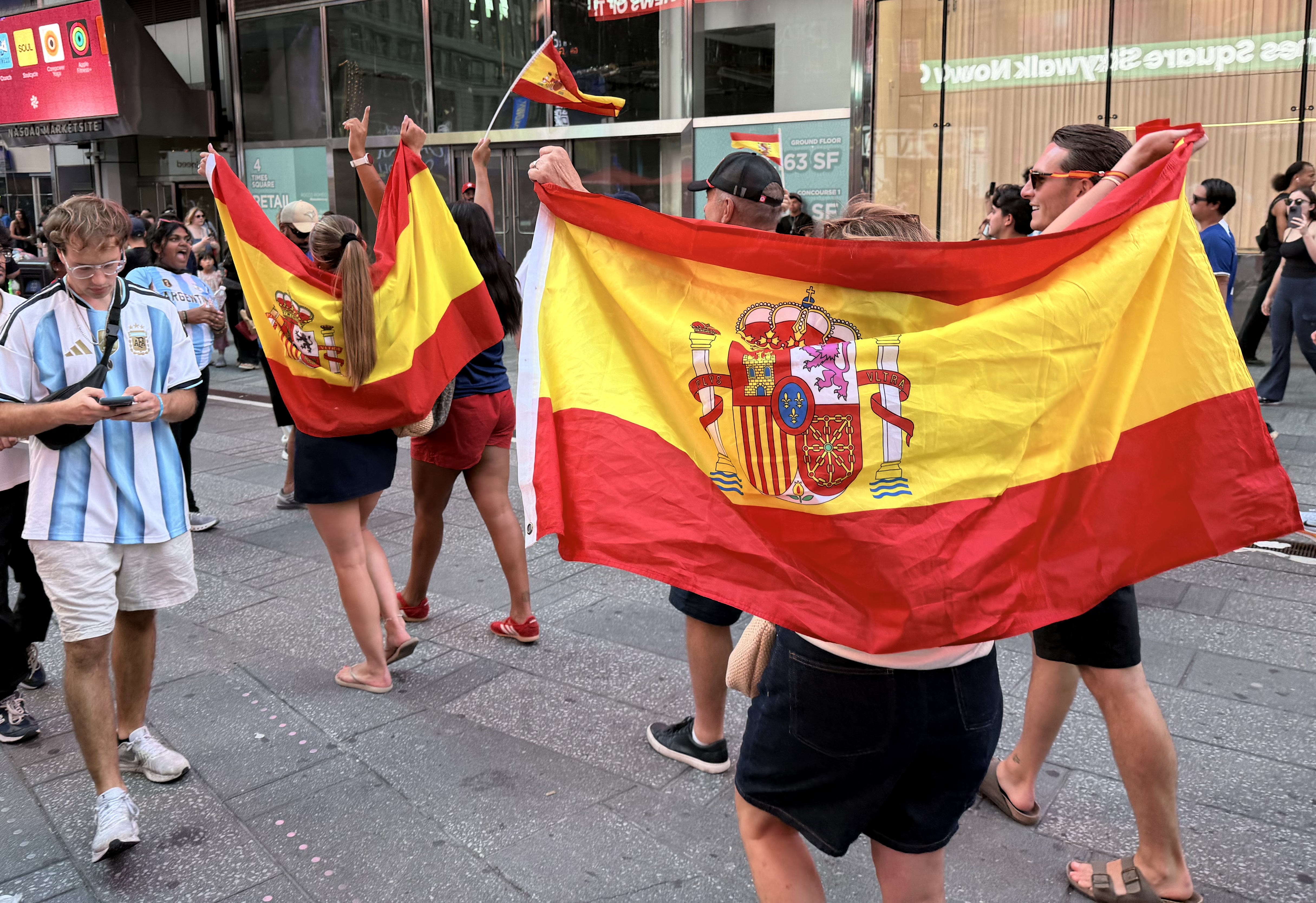 Spain fans