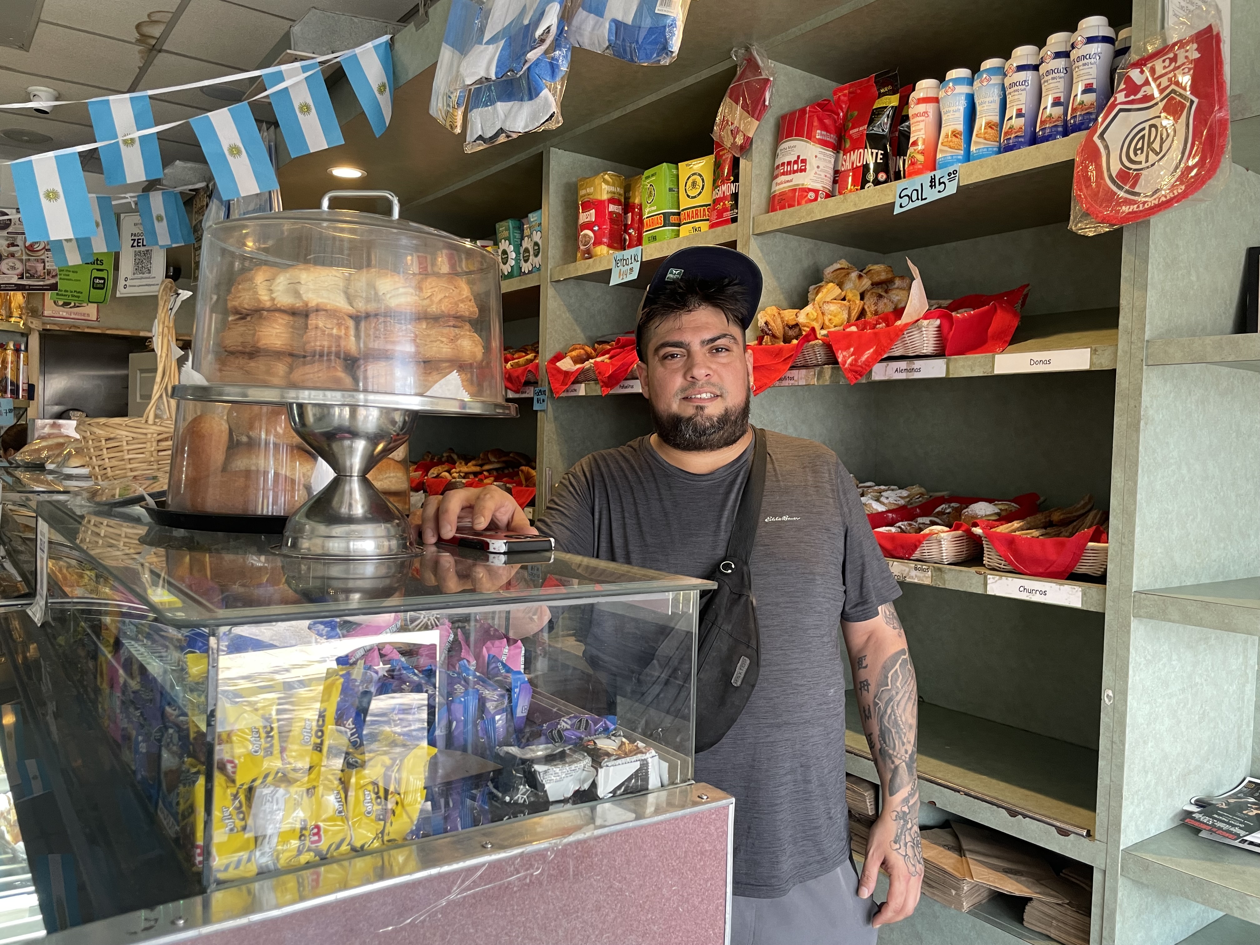 Christian Gimenez in the Little Argentina area of Queens, NY