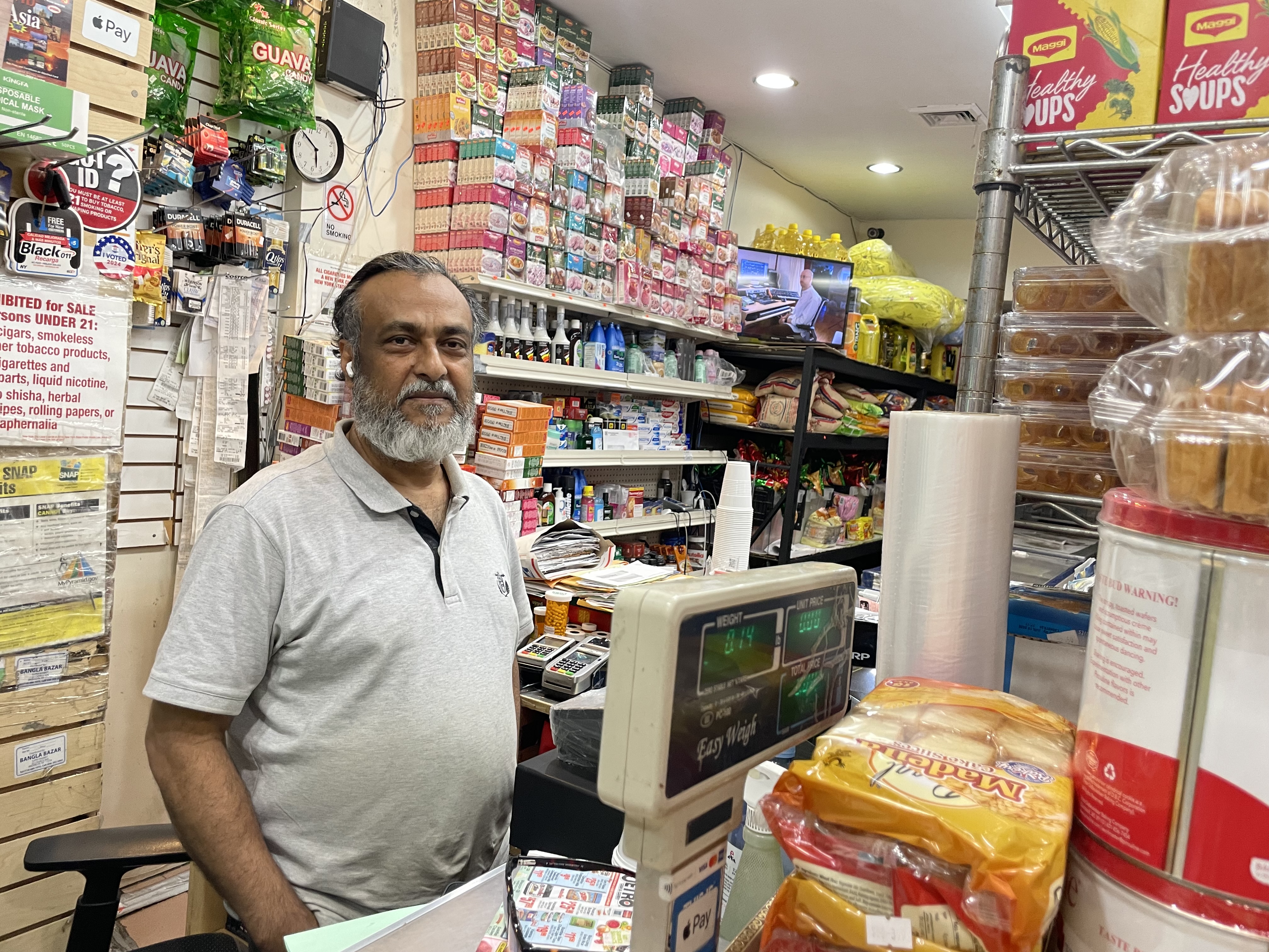 Shafiqul Alam says his shop in Brooklyn becomes an impromptu watch party for Bangladeshi fans of Argentina