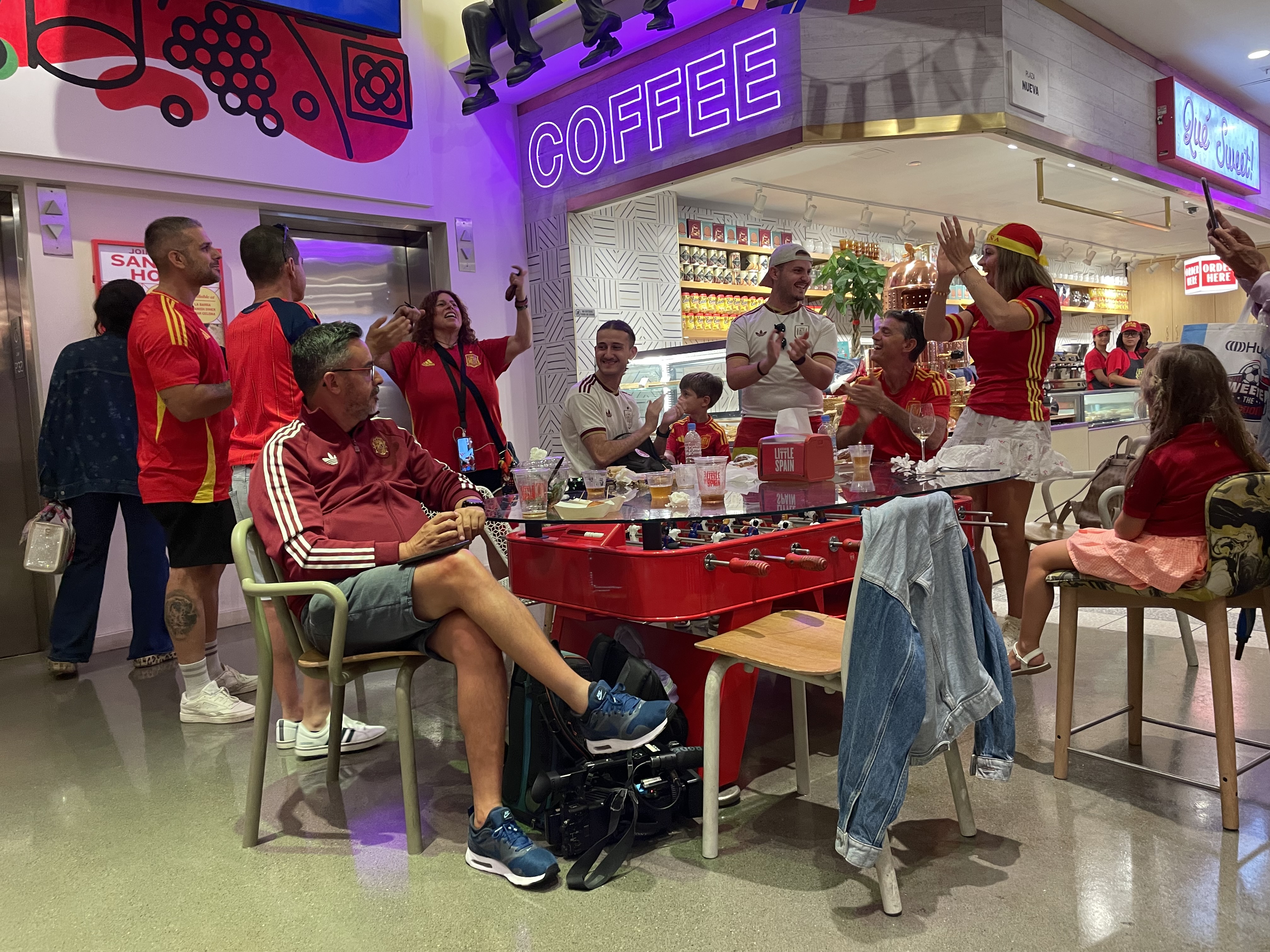 Spain fans